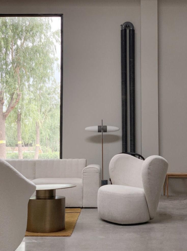 Sofa modułowa 2-osobowa RIFF boucle kremowy NORR11 Eye on Design