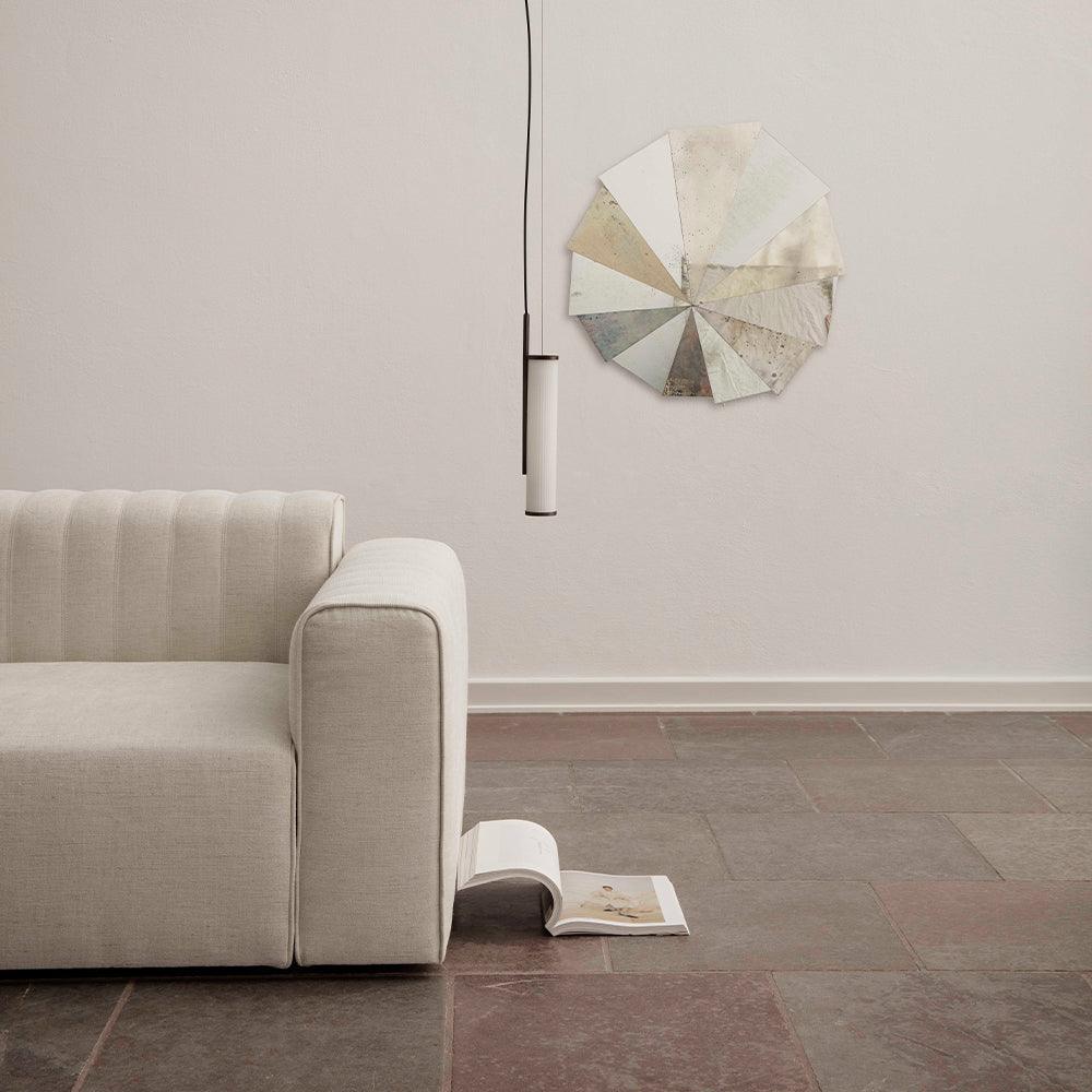 Sofa modułowa 3-osobowa RIFF boucle kremowy NORR11 Eye on Design