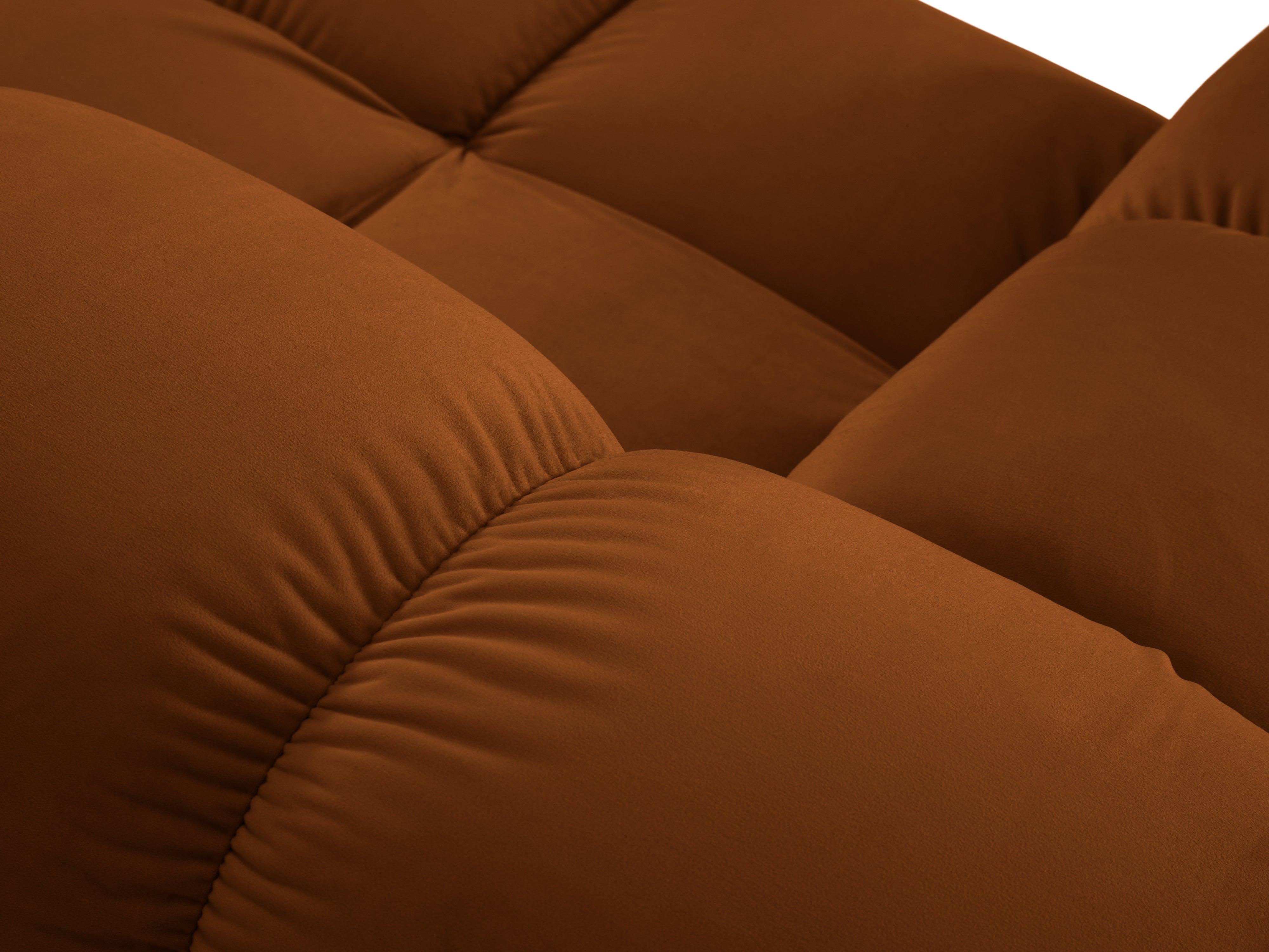 Sofa modułowa aksamitna prawostronna 4-osobowa TROPEA terracotta Milo Casa Eye on Design