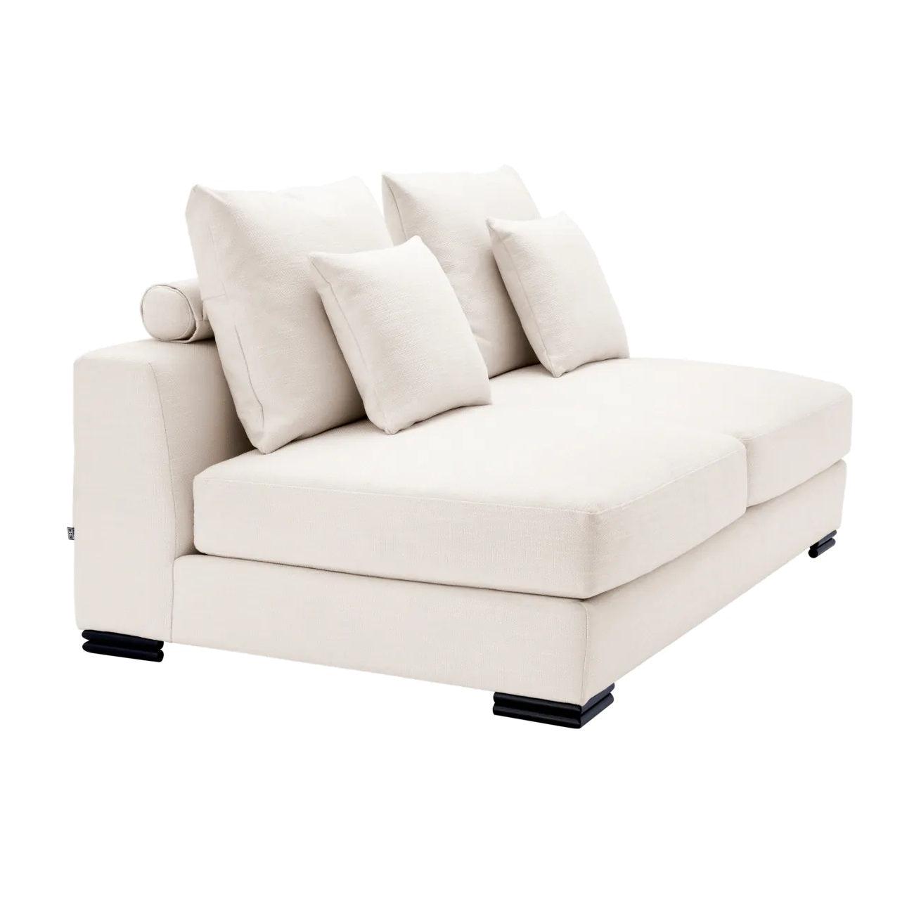 Sofa modułowa CLIFFORD - element środkowy 2-osobowy jasnobeżowy Eichholtz Eye on Design