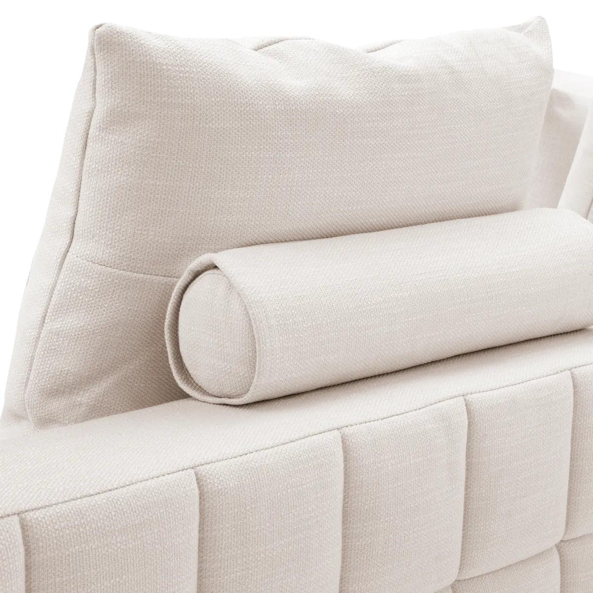 Sofa modułowa CLIFFORD - element środkowy 2-osobowy jasnobeżowy Eichholtz Eye on Design