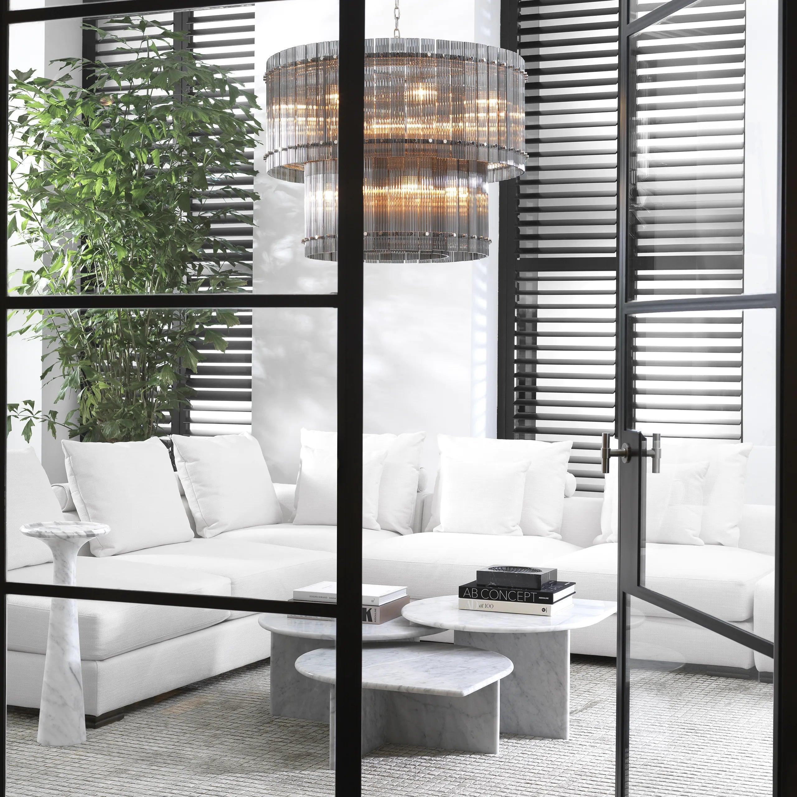 Sofa modułowa CLIFFORD - element środkowy 2-osobowy jasnobeżowy Eichholtz Eye on Design