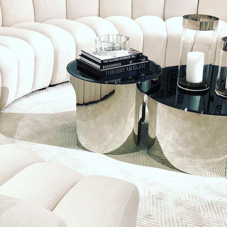 Sofa modułowa LANDO - element środkowy biały Eichholtz Eye on Design