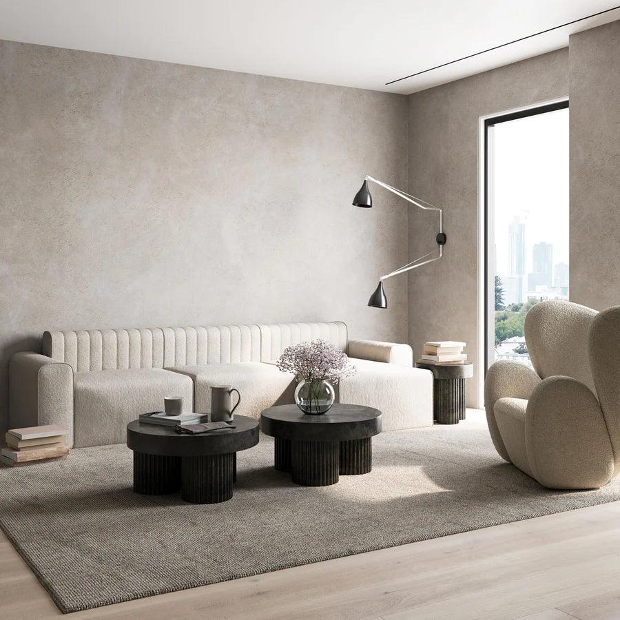 Sofa modułowa lewostronna RIFF niebieski NORR11 Eye on Design