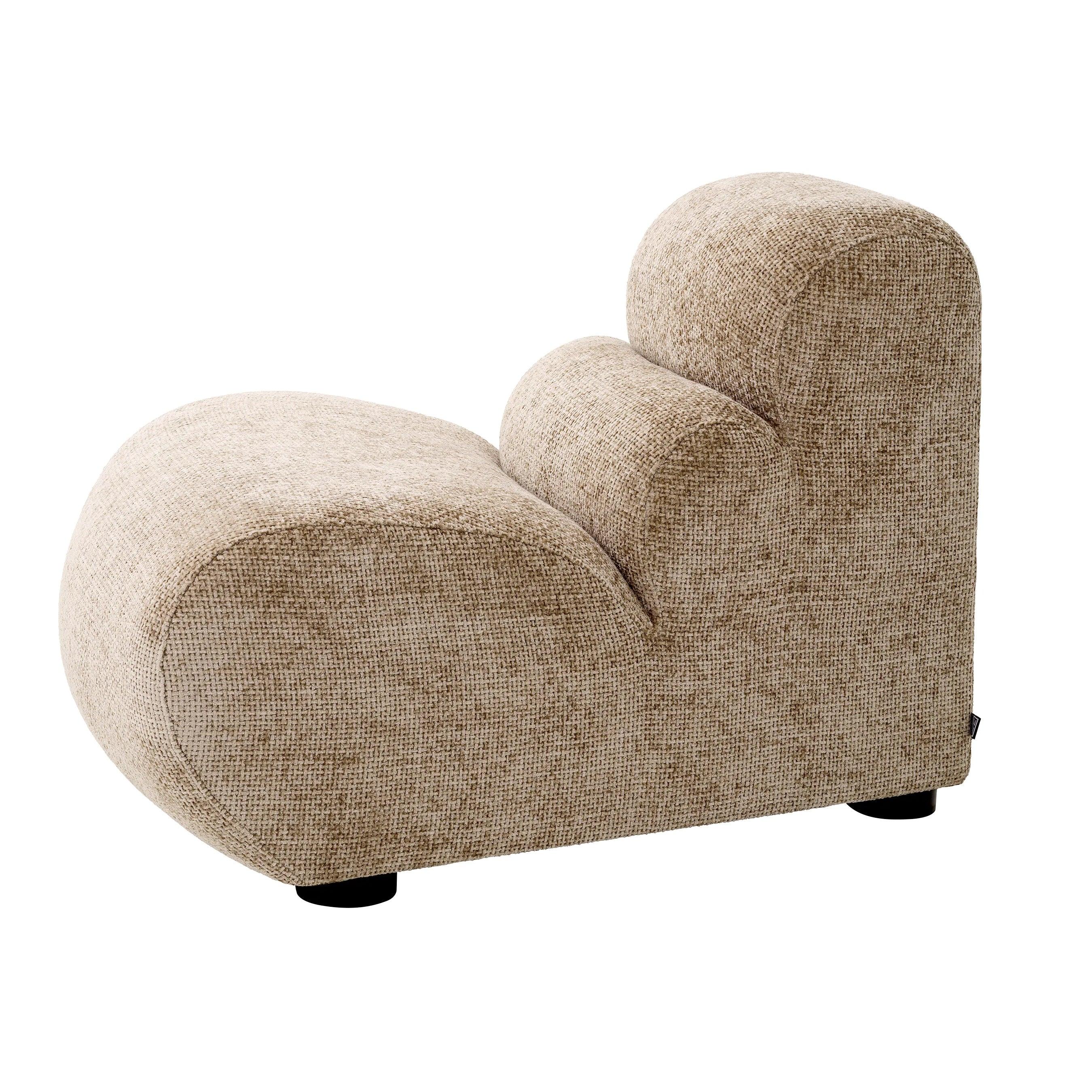 Sofa modułowa LINDAU - narożnik zewnętrzny piaskowy Eichholtz Eye on Design