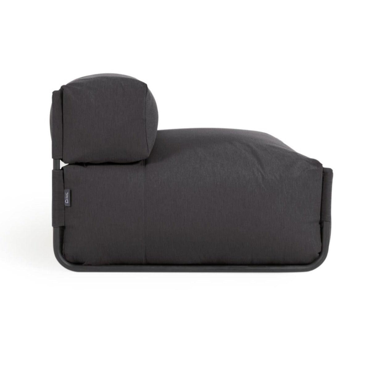 Sofa modułowa ogrodowa SQUARE - fotel ciemnoszary La Forma Eye on Design