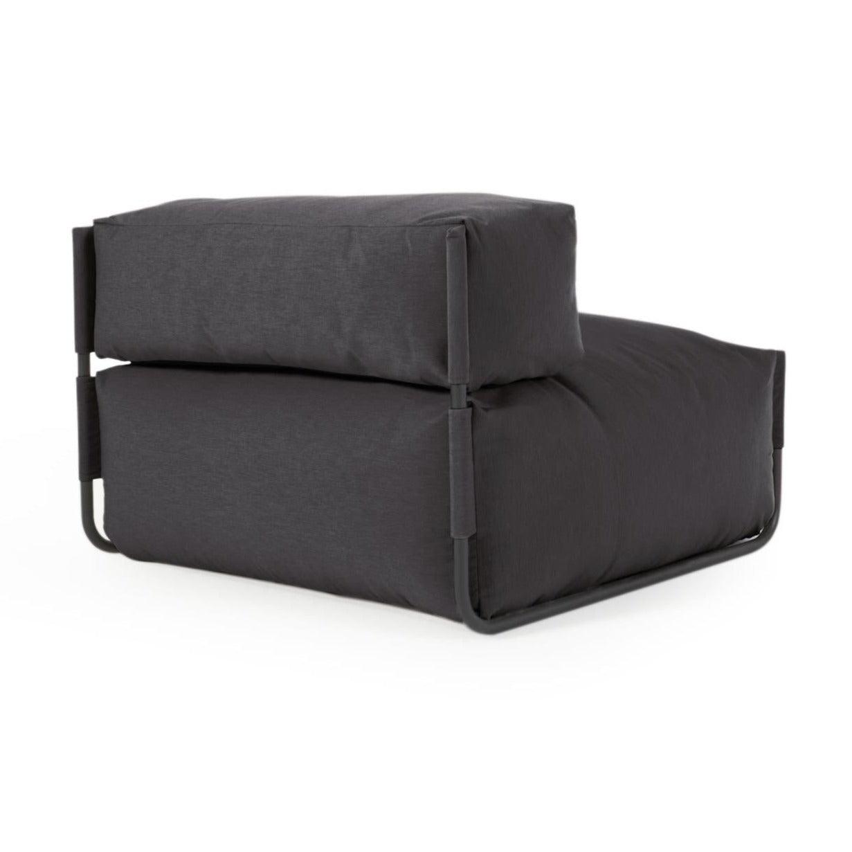 Sofa modułowa ogrodowa SQUARE - fotel ciemnoszary La Forma Eye on Design