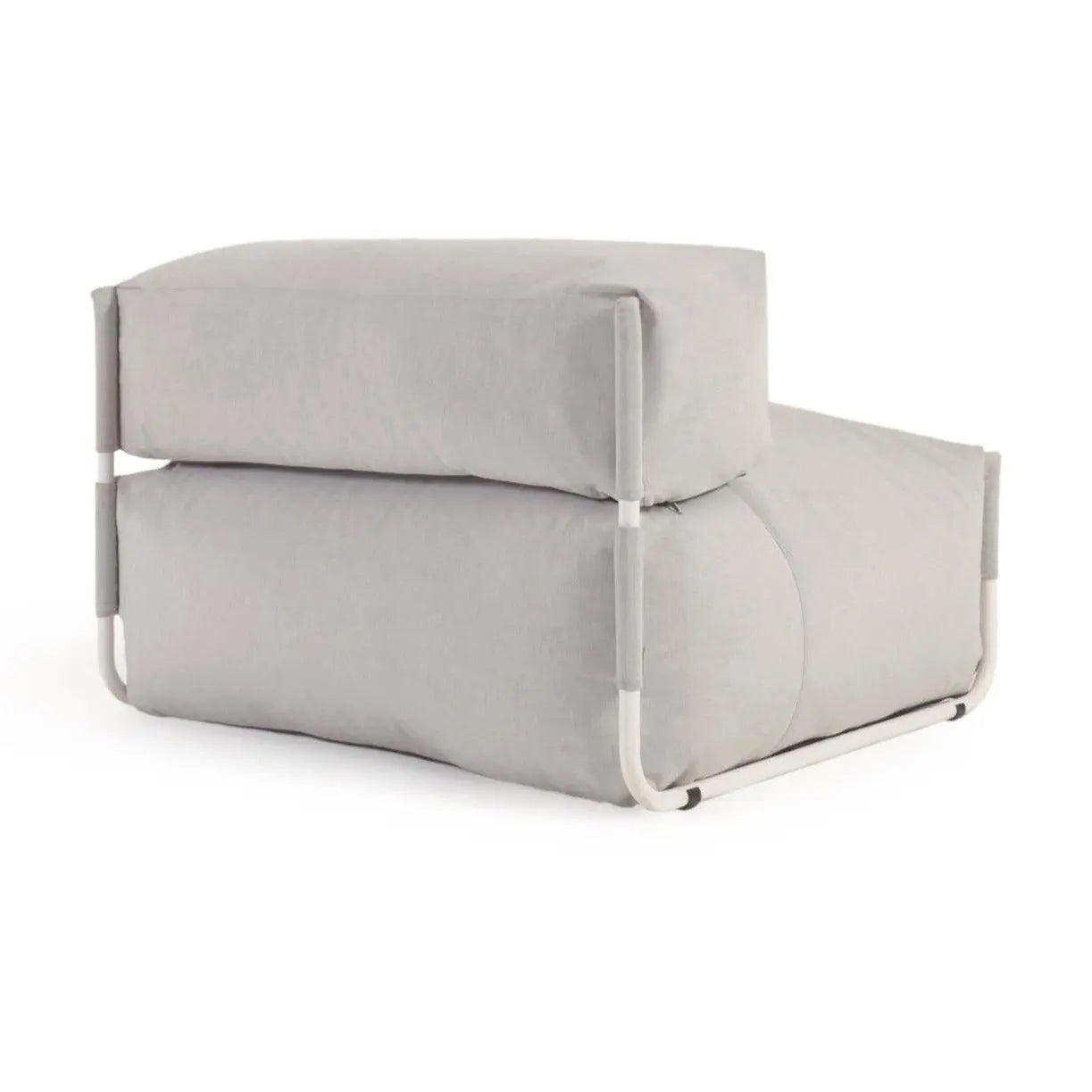 Sofa modułowa ogrodowa SQUARE - fotel jasnoszary – Kave Home