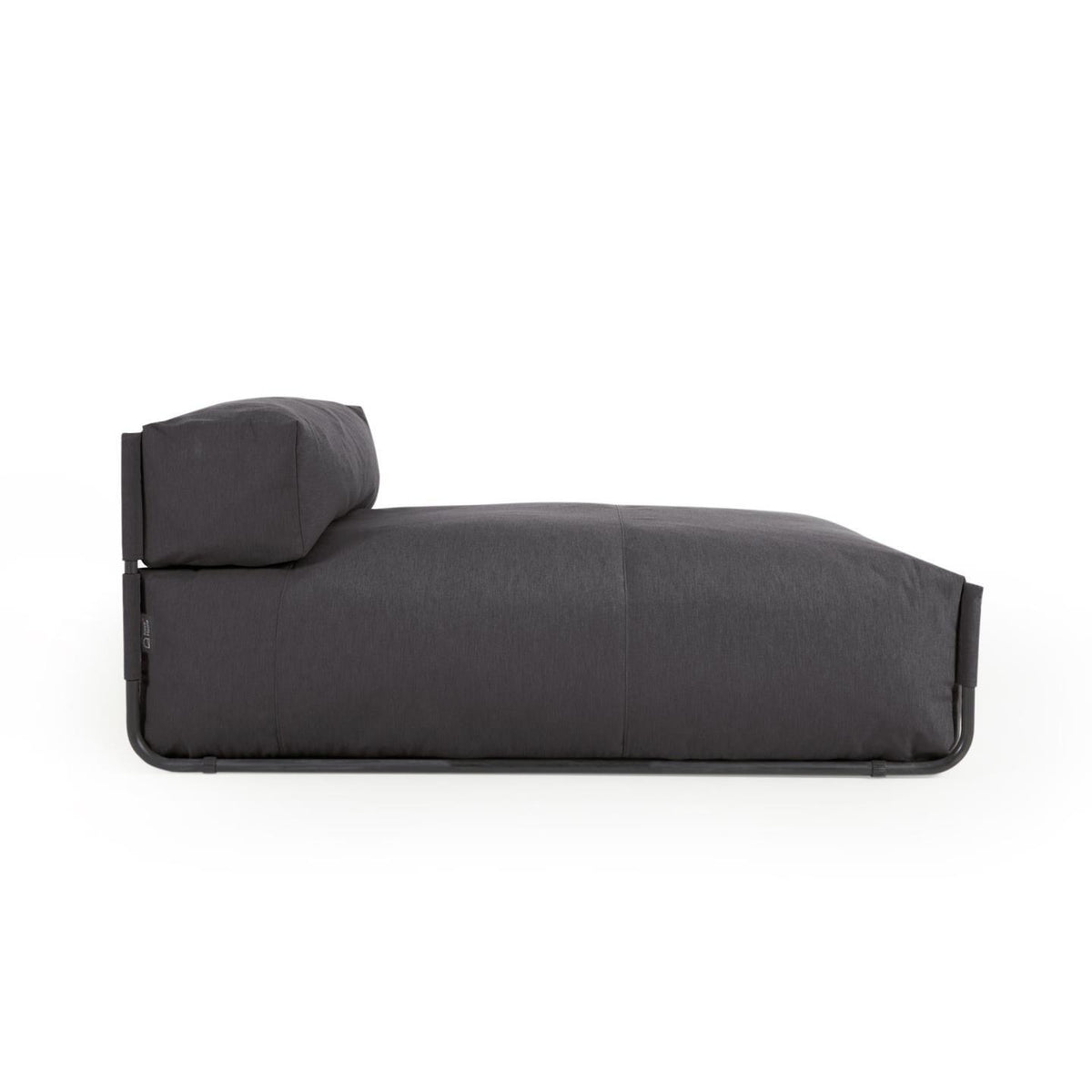 Sofa modułowa ogrodowa SQUARE - szezlong ciemnoszary La Forma Eye on Design