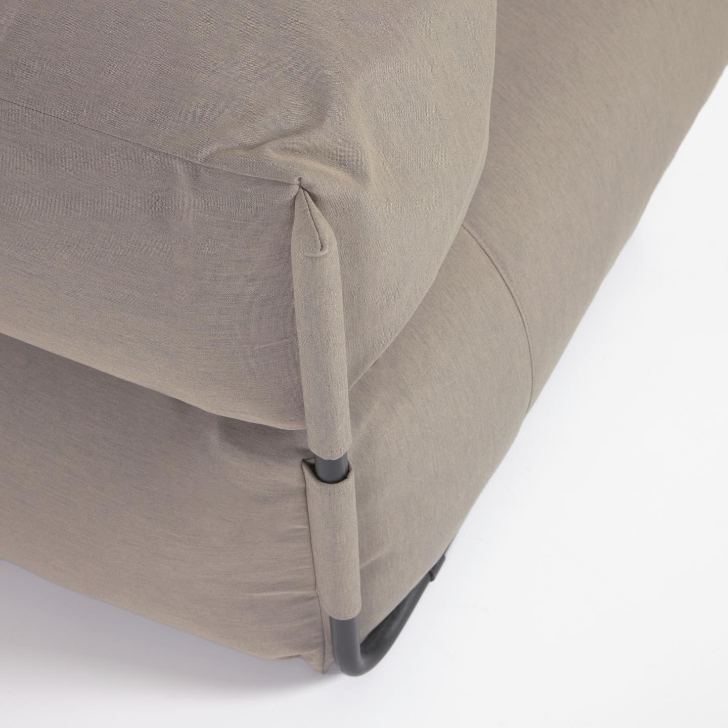 Sofa modułowa ogrodowa SQUARE - szezlong khaki La Forma Eye on Design