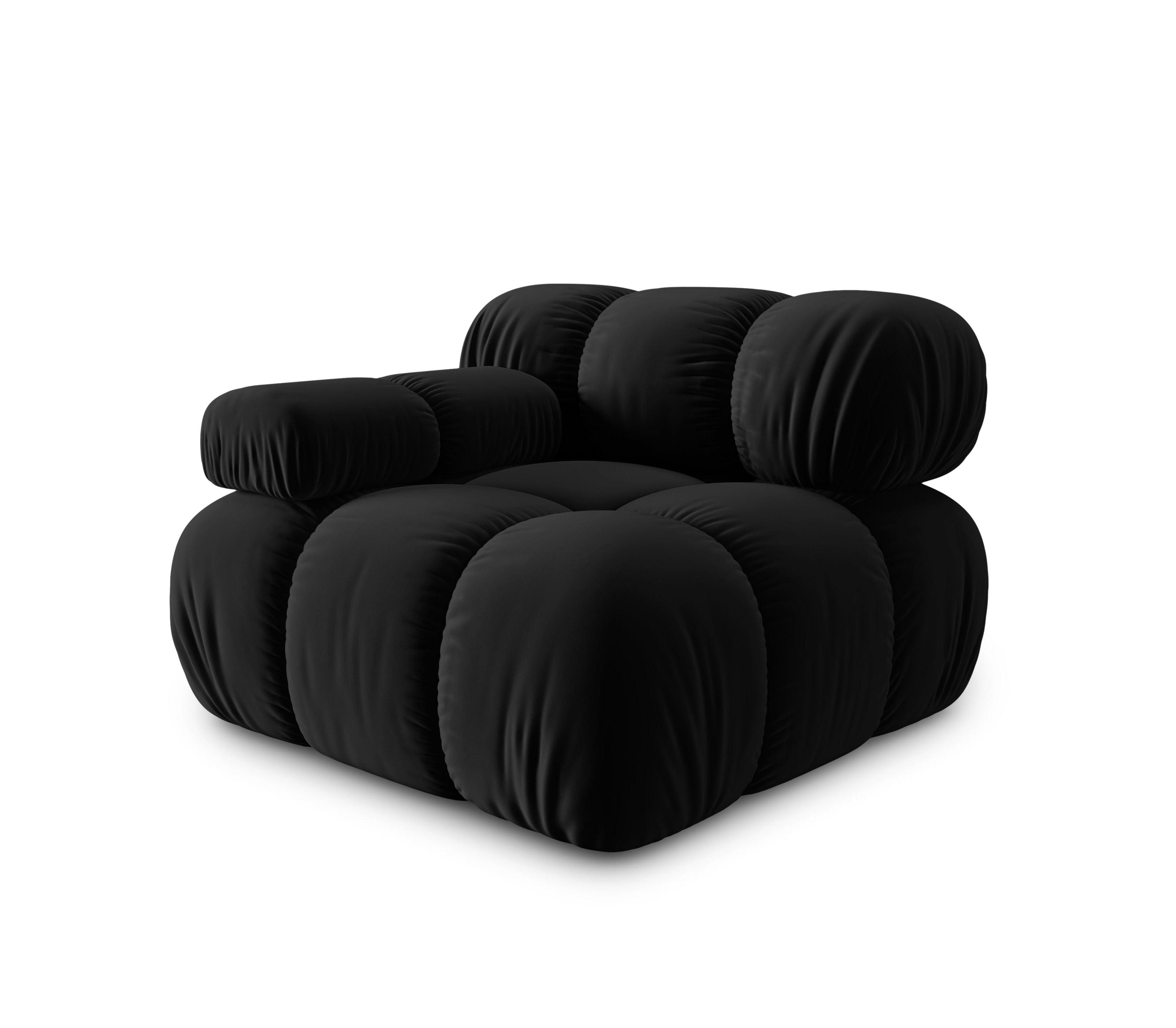 Sofa modułowa TROPEA - moduł lewostronny czarny Milo Casa Eye on Design