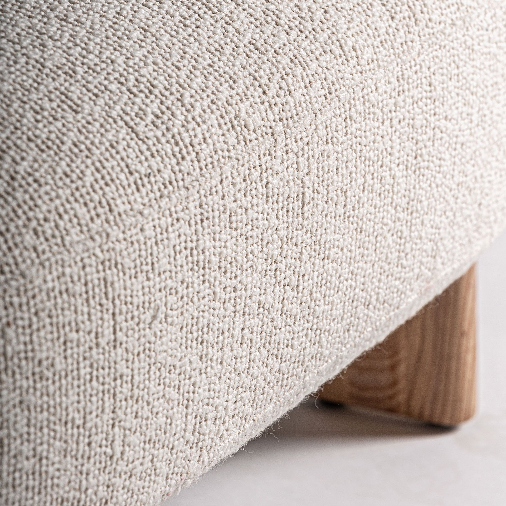 Beige NARA Sofa with Oak Base