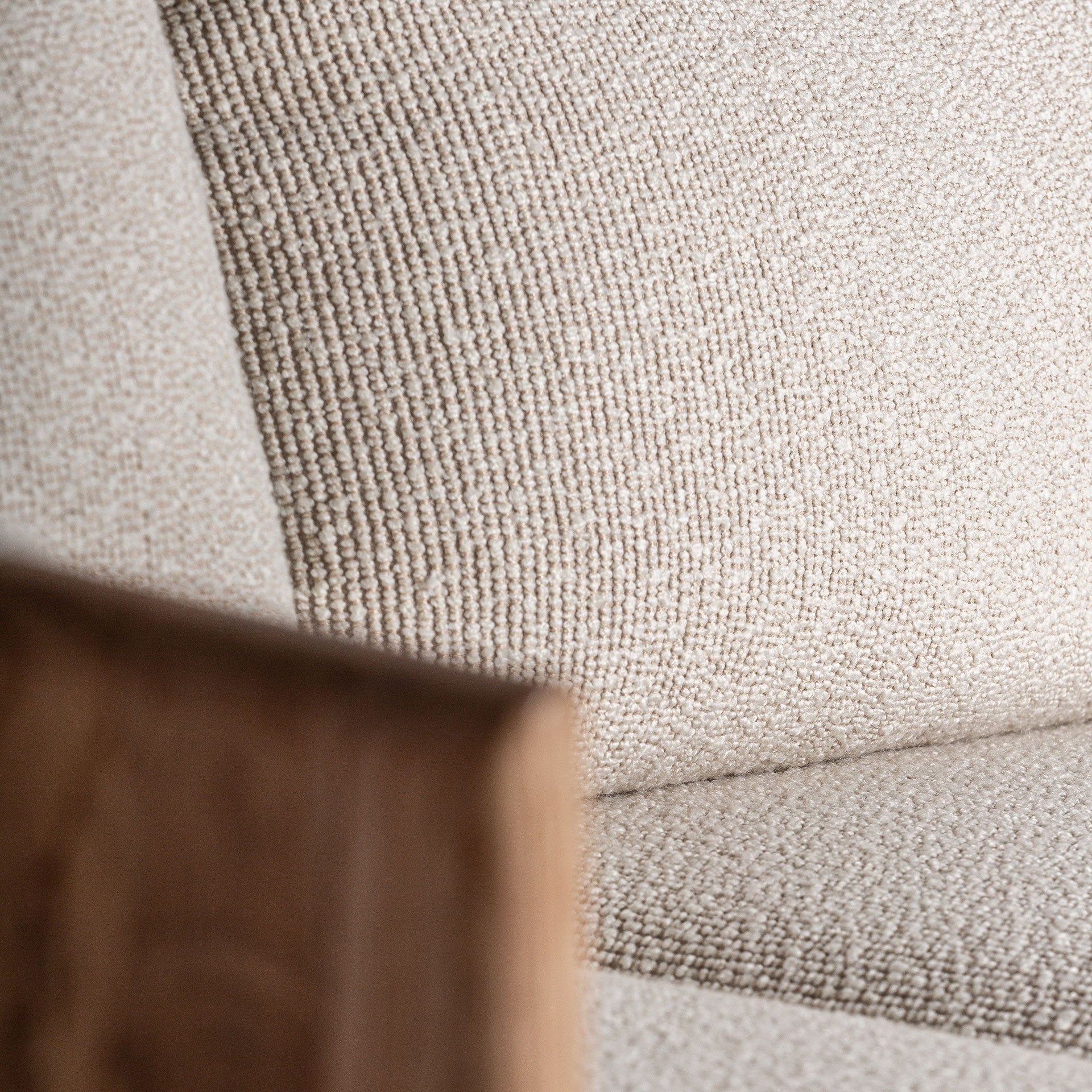 Beige NARA Sofa with Oak Base