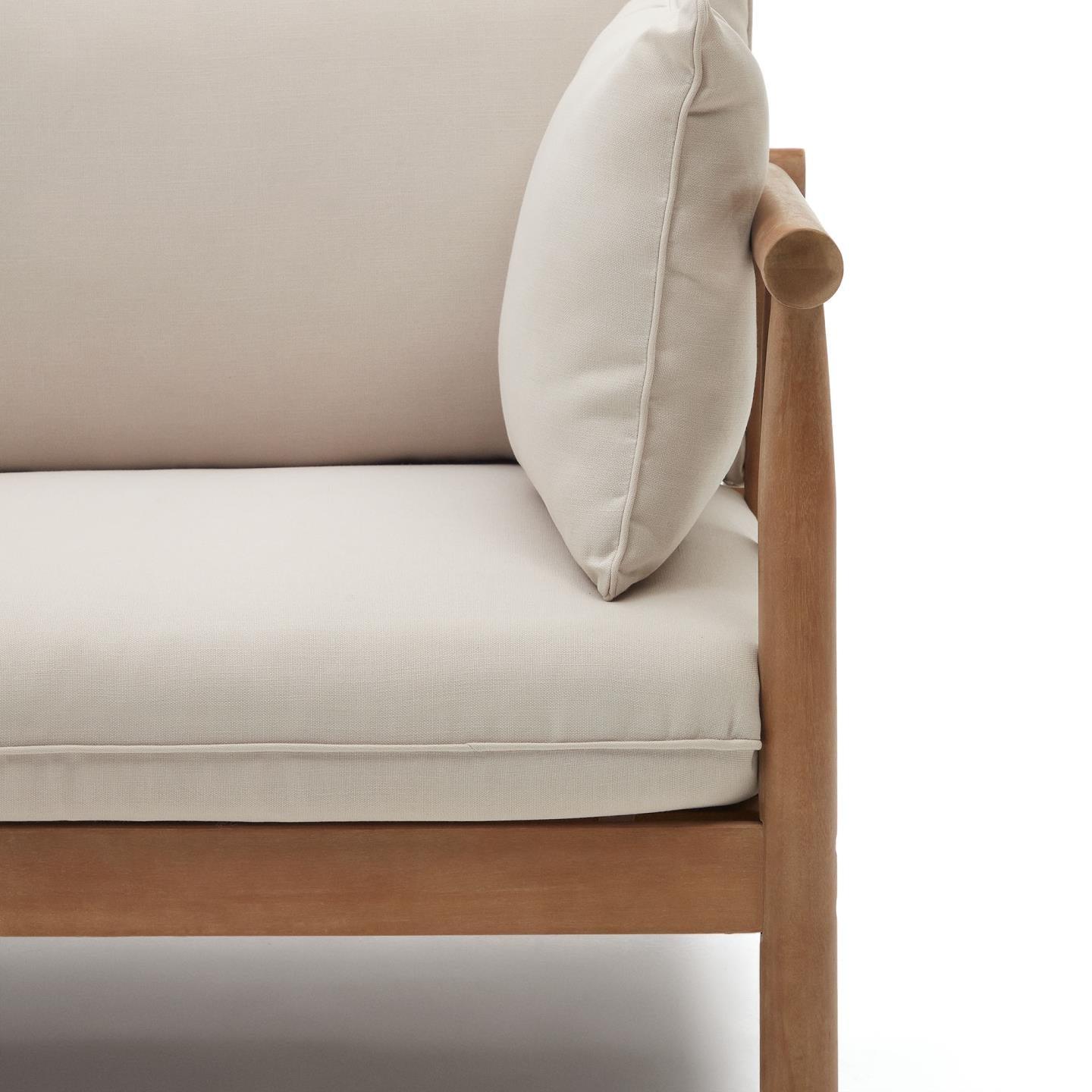 Sofa ogrodowa 2-osobowa SACOVA lite drewno eukaliptusowe La Forma Eye on Design