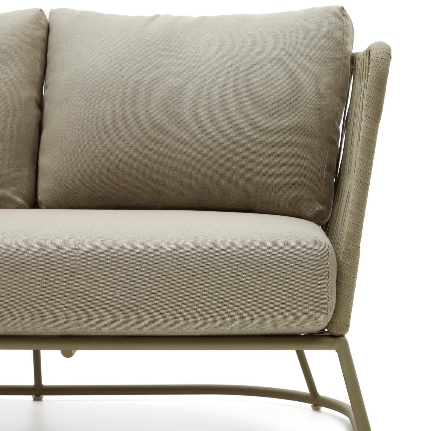 Sofa ogrodowa 3-sobowa SACONCA oliwkowy La Forma Eye on Design