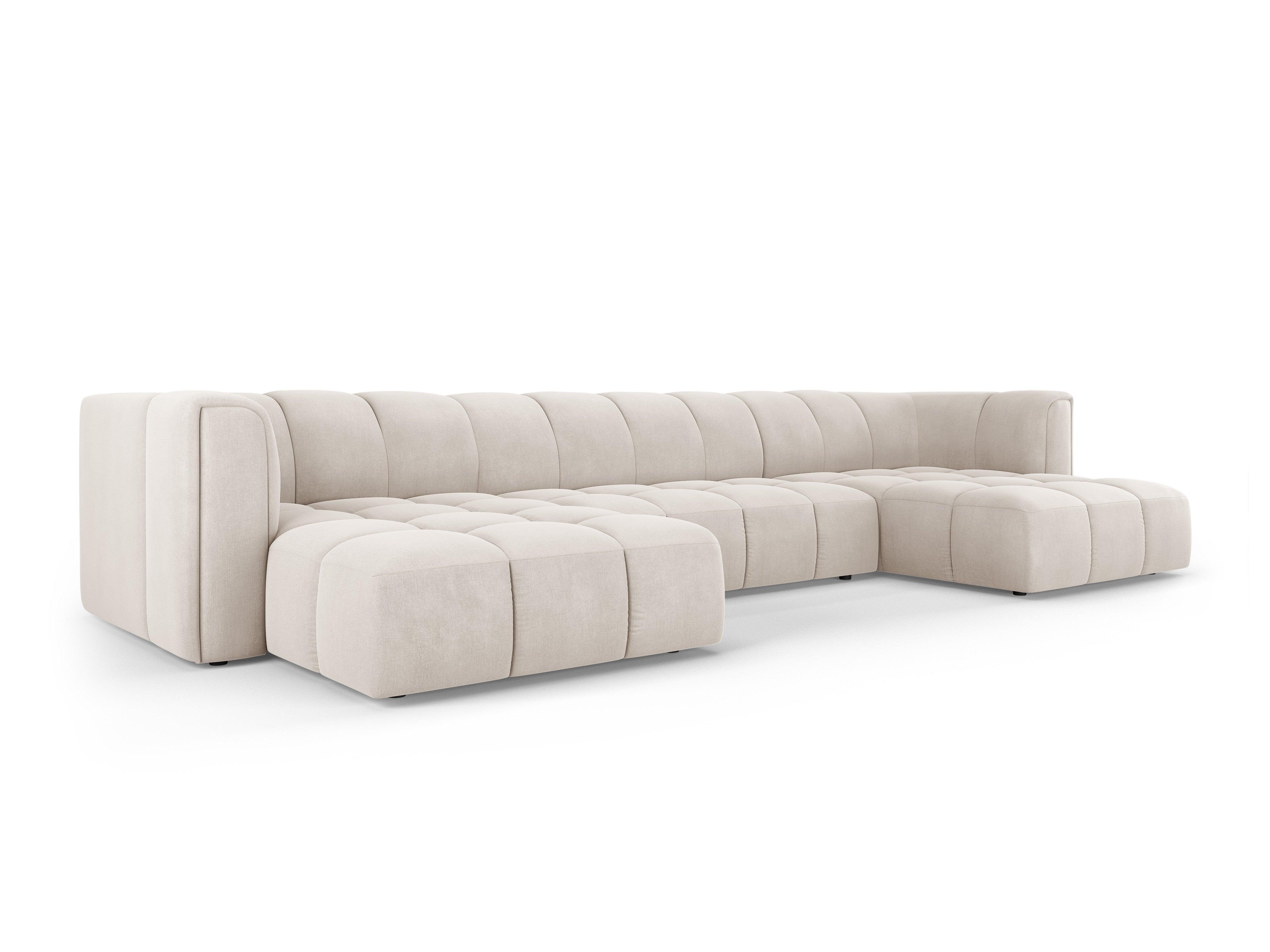 Sofa panoramiczna FRANCESCA beżowy szenil Milo Casa Eye on Design
