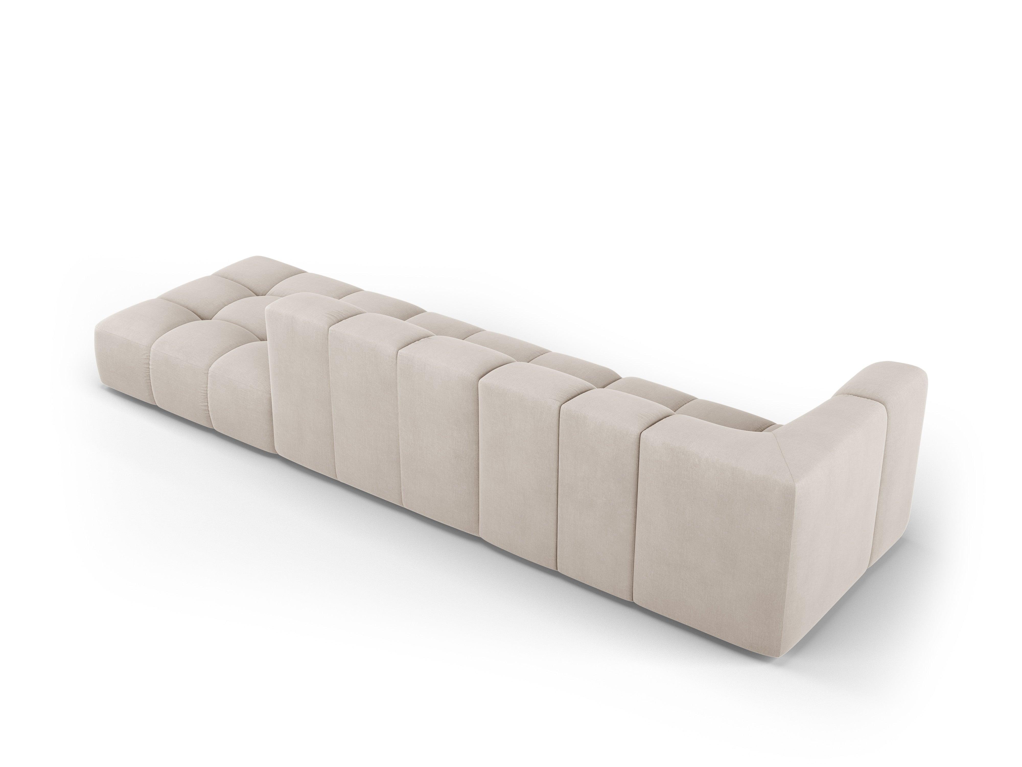 Sofa prawostronna FRANCESCA beżowy szenil Milo Casa Eye on Design