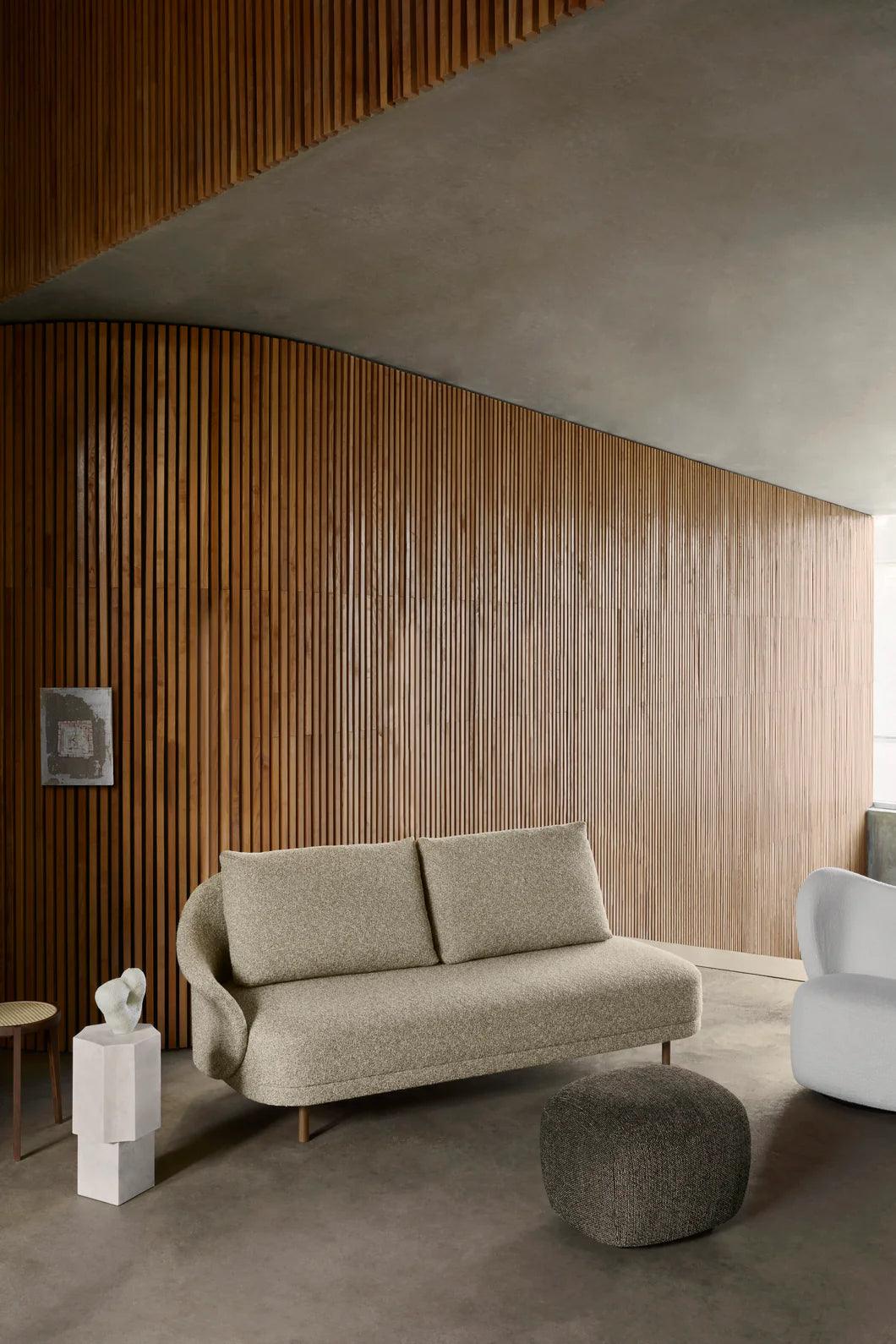 Sofa prawostronna NEW WAVE dębowy NORR11 Eye on Design