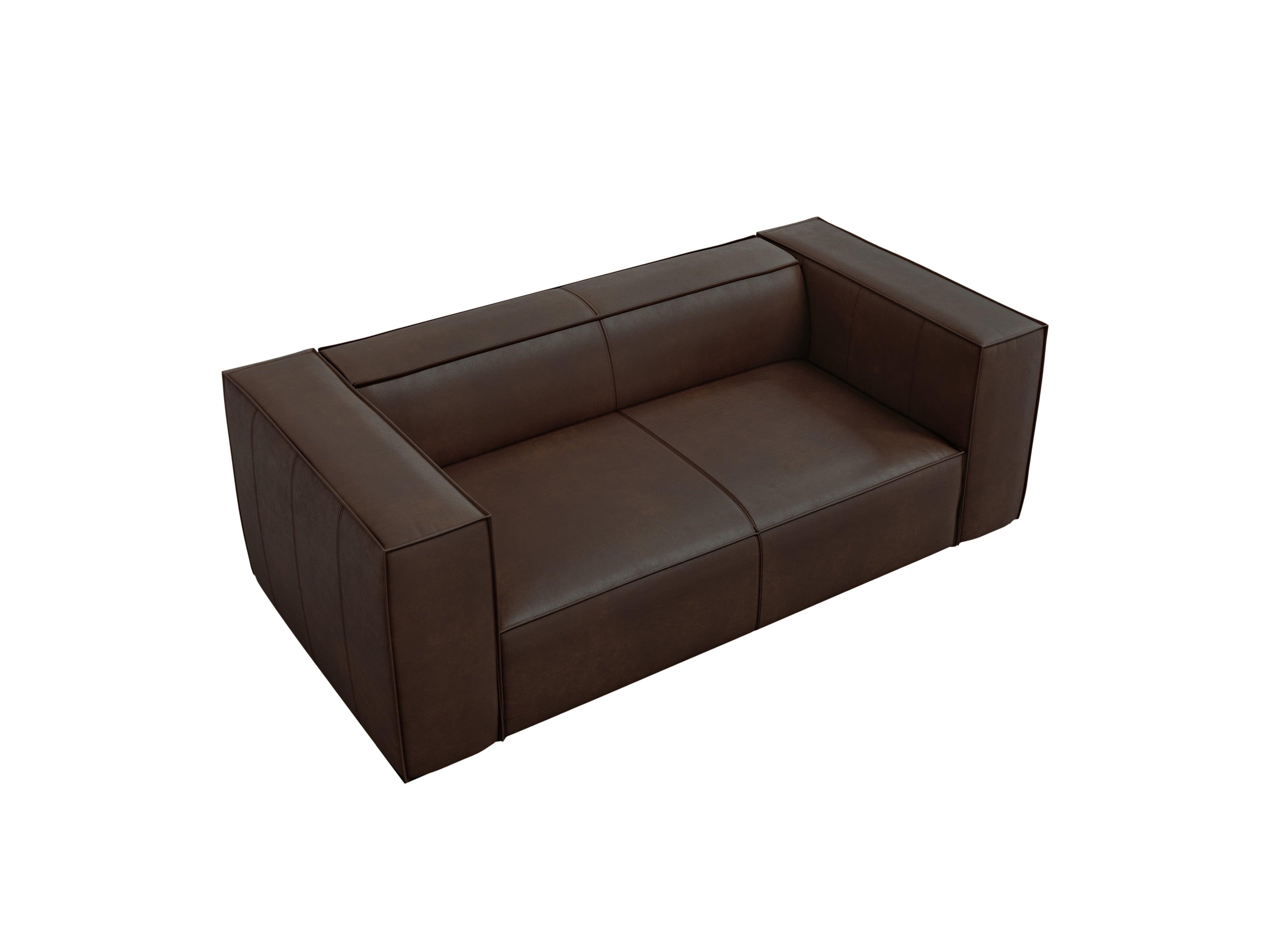 Sofa skórzana 2-osobowa MADAME czekoladowy brąz Windsor & Co Eye on Design