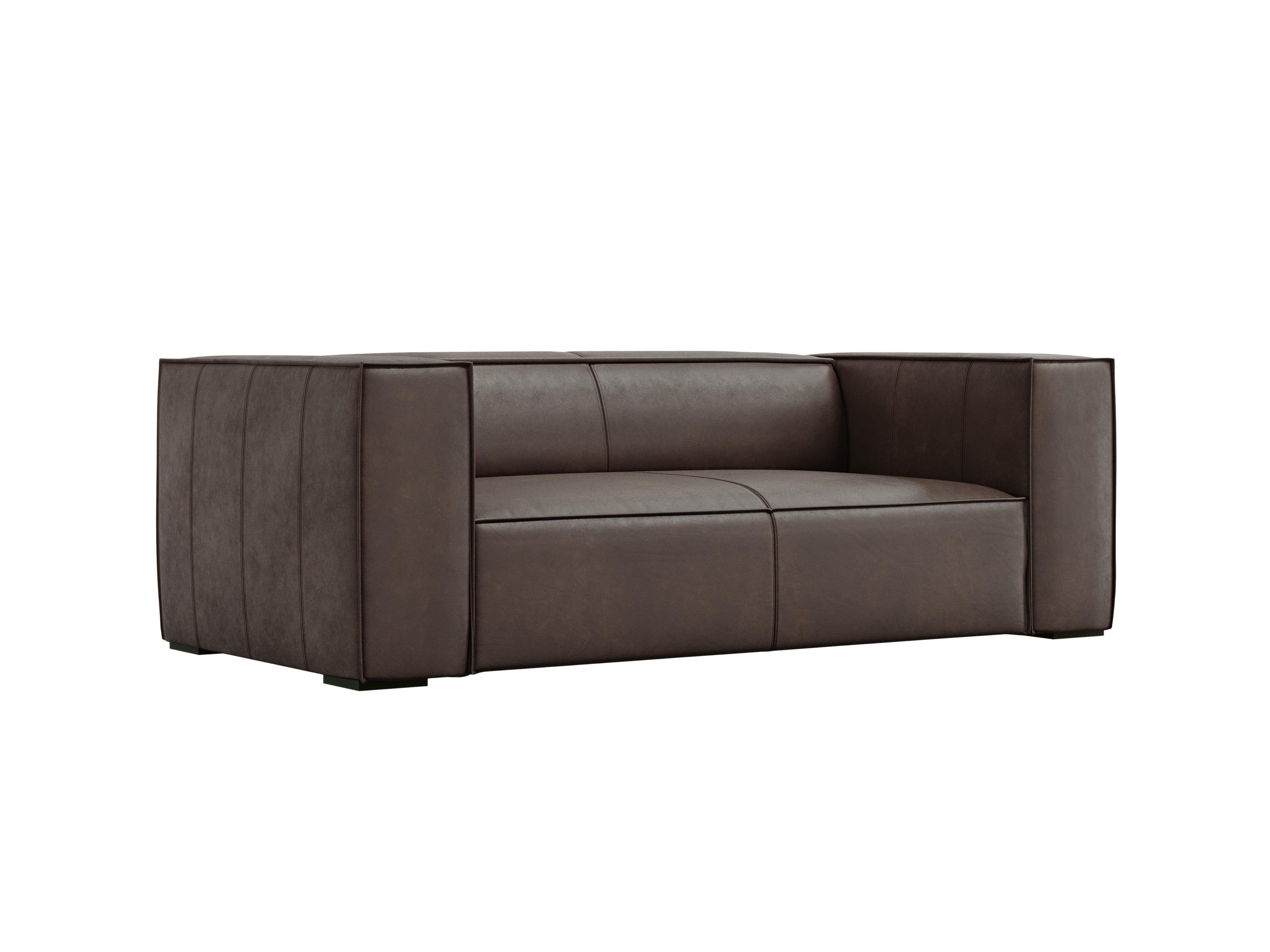 Sofa skórzana 2-osobowa MADAME oliwkowy brąz Windsor & Co Eye on Design