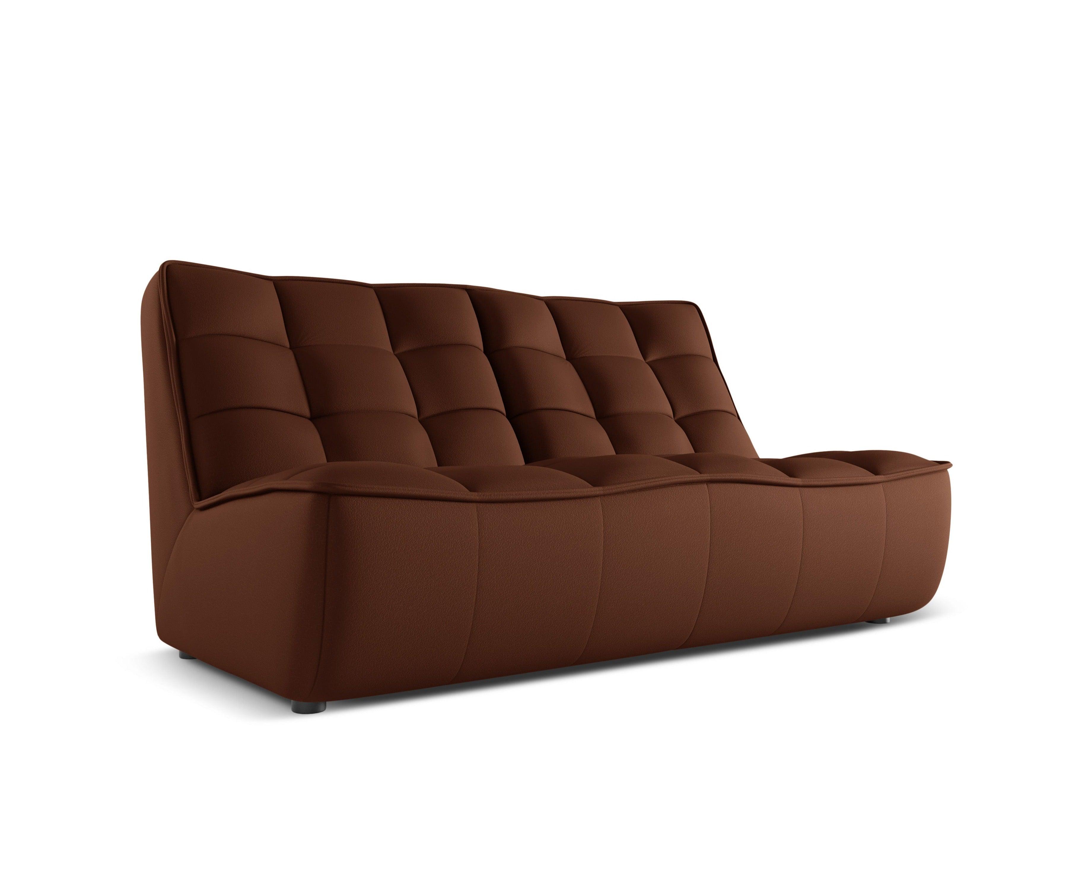 Sofa skórzana 2-osobowa MONI czekoladowy Maison Heritage Eye on Design