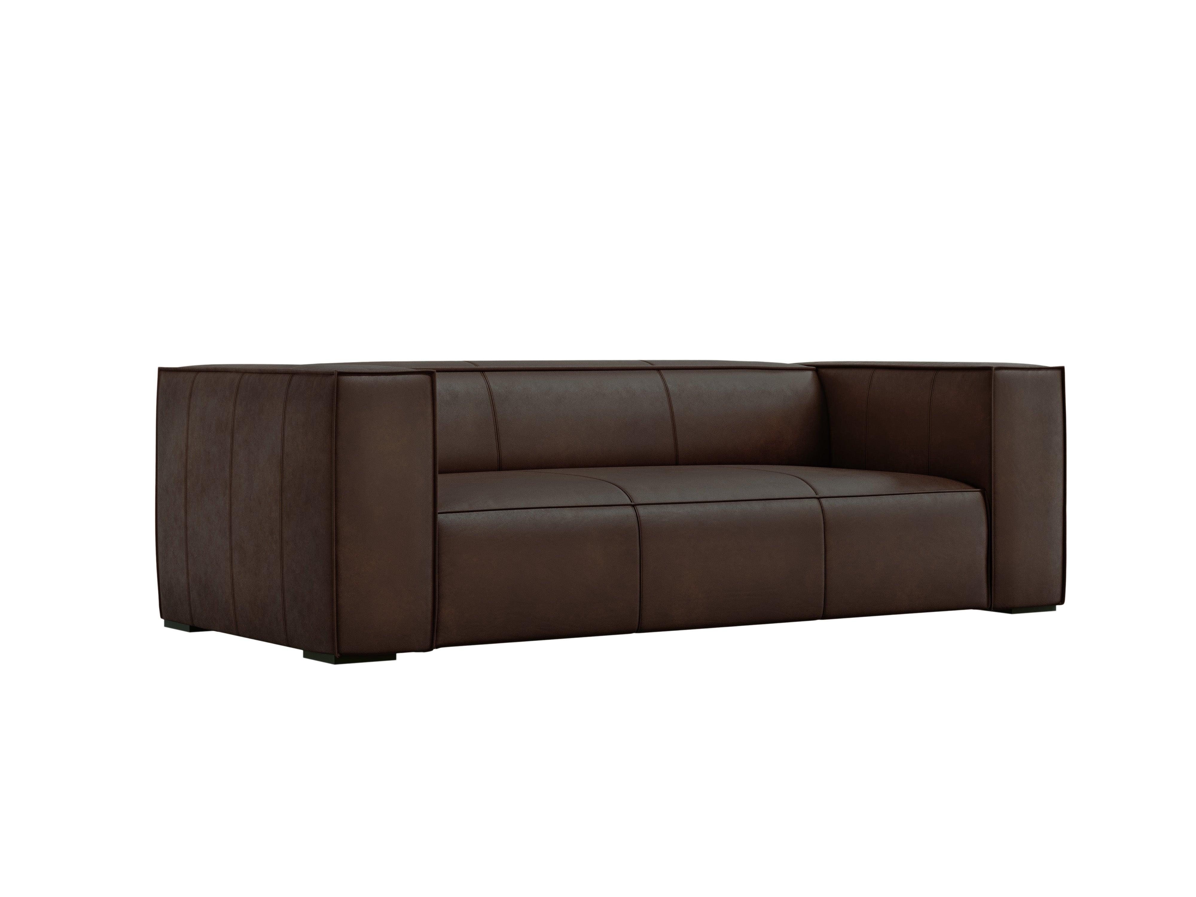 Sofa skórzana 3-osobowa MADAME czekoladowy brąz Windsor & Co Eye on Design