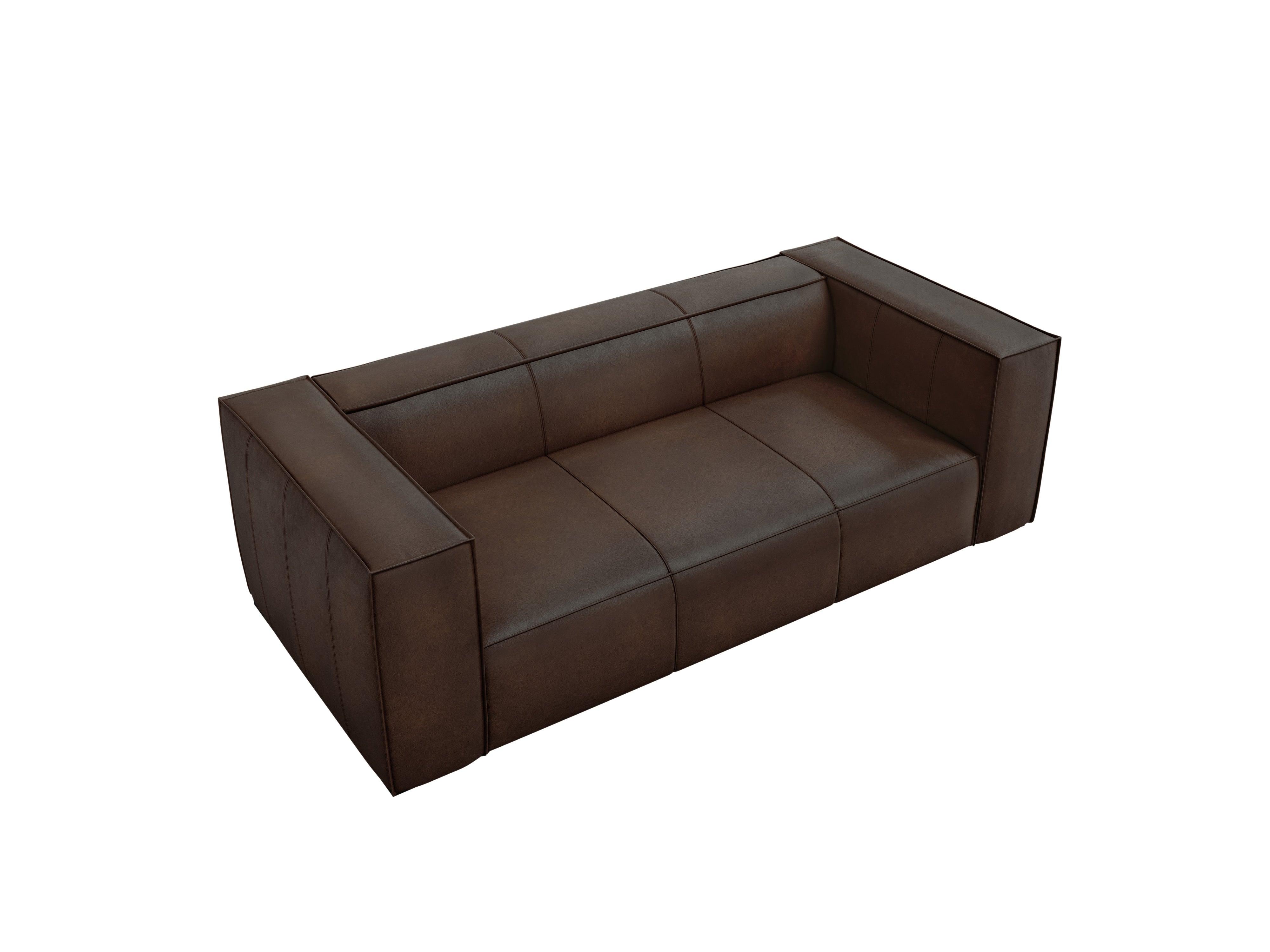 Sofa skórzana 3-osobowa MADAME czekoladowy brąz Windsor & Co Eye on Design