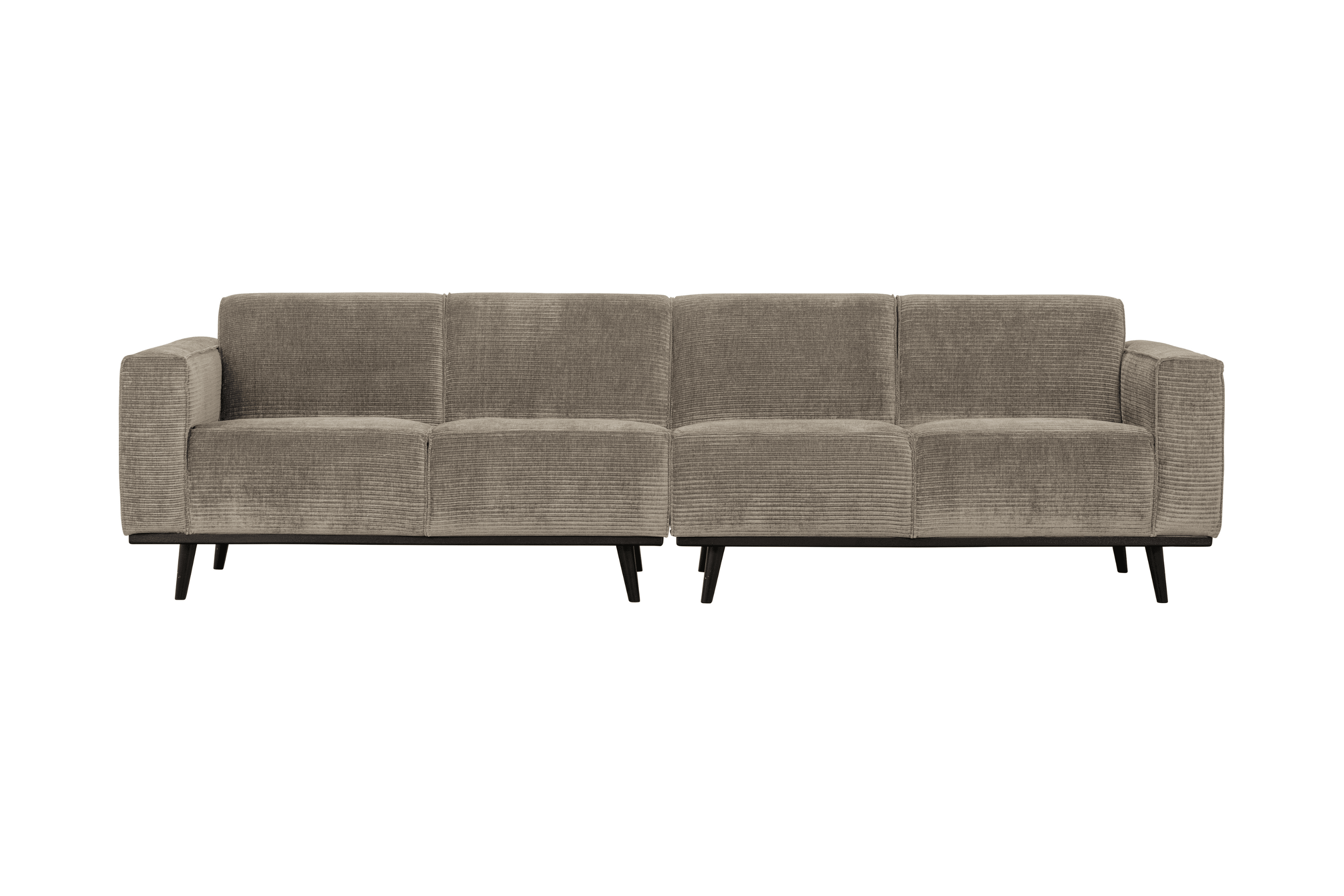 Sofa sztruksowa 4-osobowa STATEMENT beżowy Be Pure 280 cm Eye on Design
