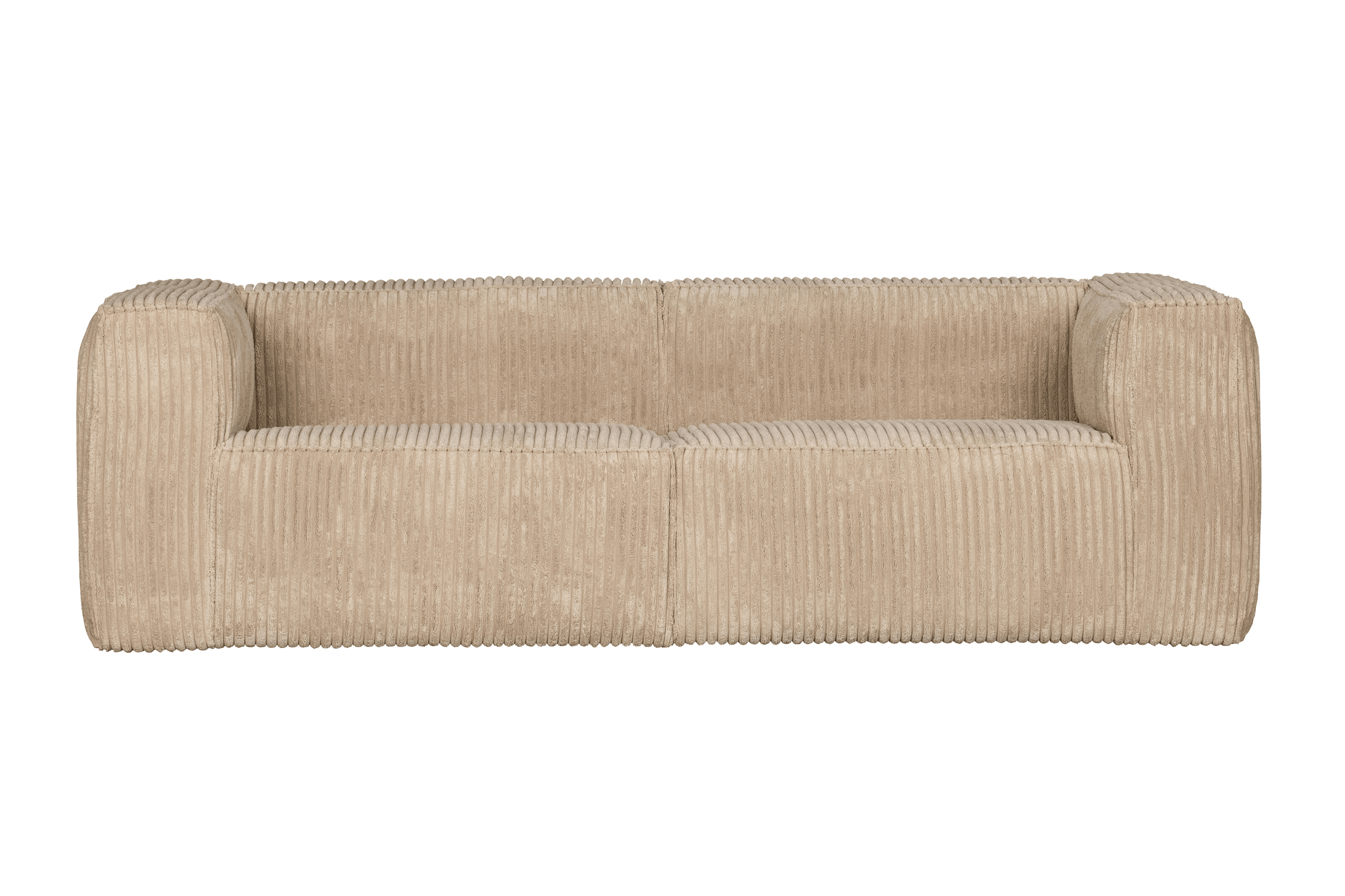 Sofa sztruksowa BEAN RIB beżowy Woood Exclusive Eye on Design