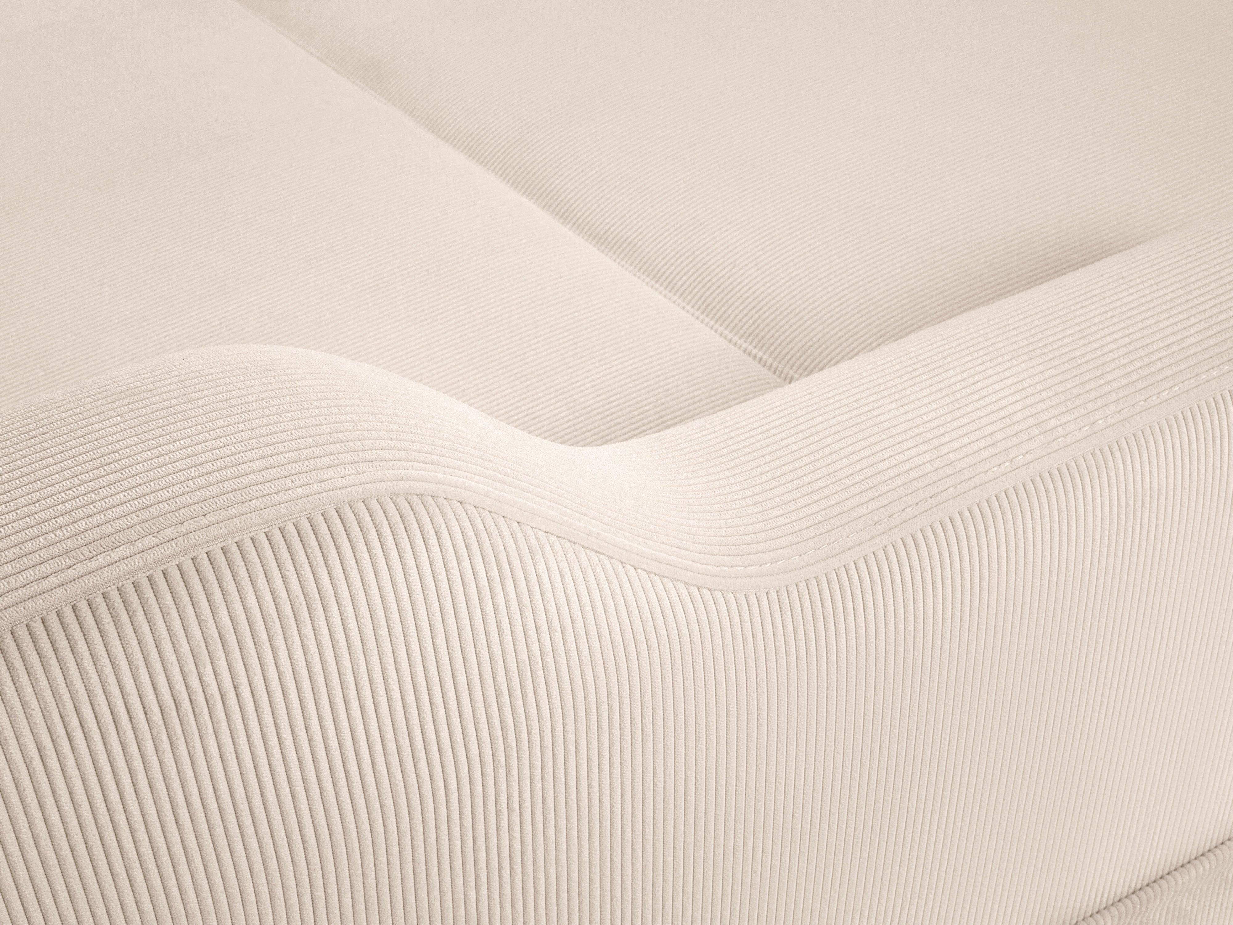 Sofa sztruksowa z funkcją spania ROSE beżowy Mazzini Sofas Eye on Design