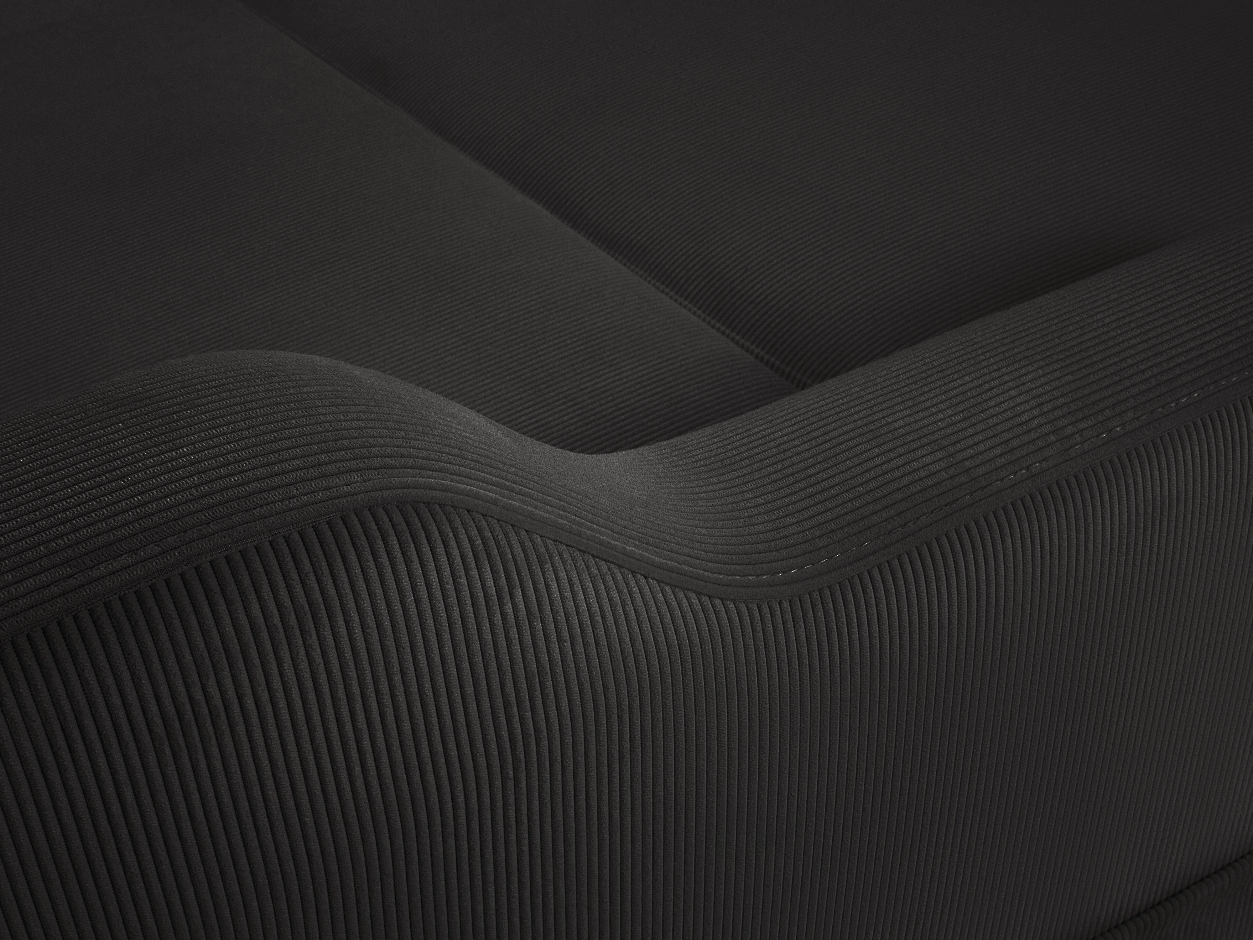 Sofa sztruksowa z funkcją spania ROSE ciemnoszary Mazzini Sofas Eye on Design