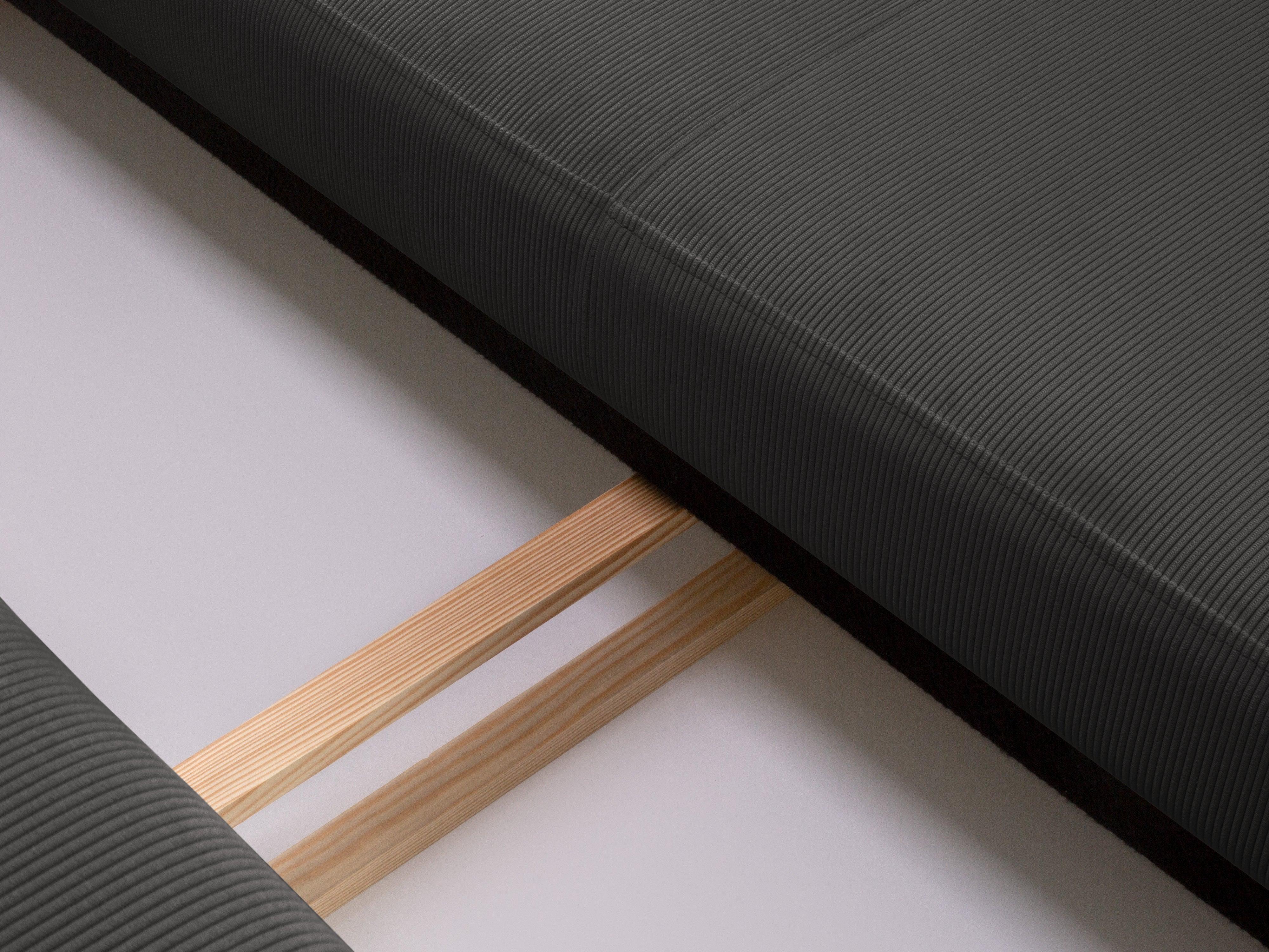 Sofa sztruksowa z funkcją spania ROSE ciemnoszary Mazzini Sofas Eye on Design