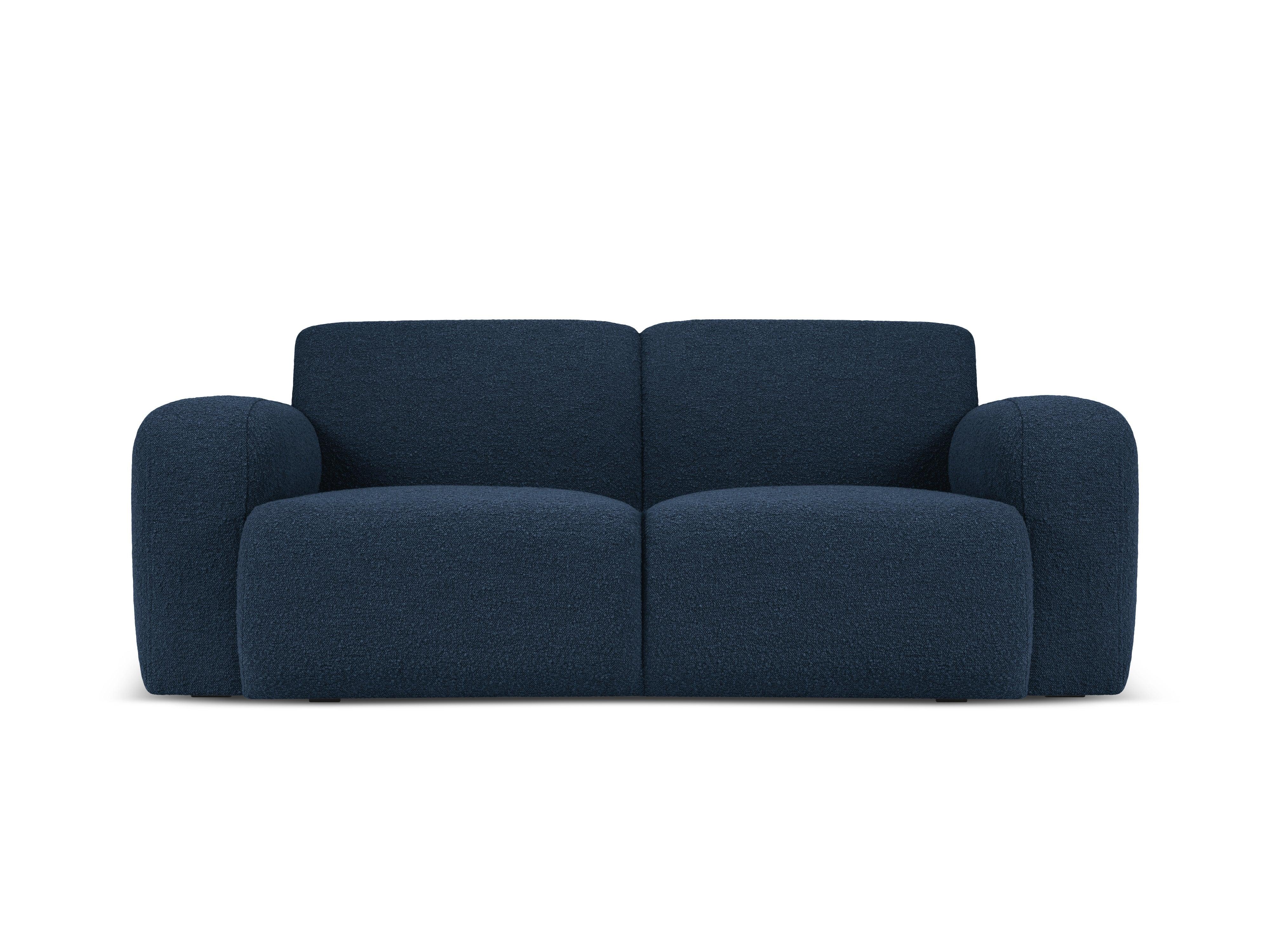 Sofa w tkaninie boucle 2-osobowa LOLA ciemnoniebieski Windsor & Co Eye on Design