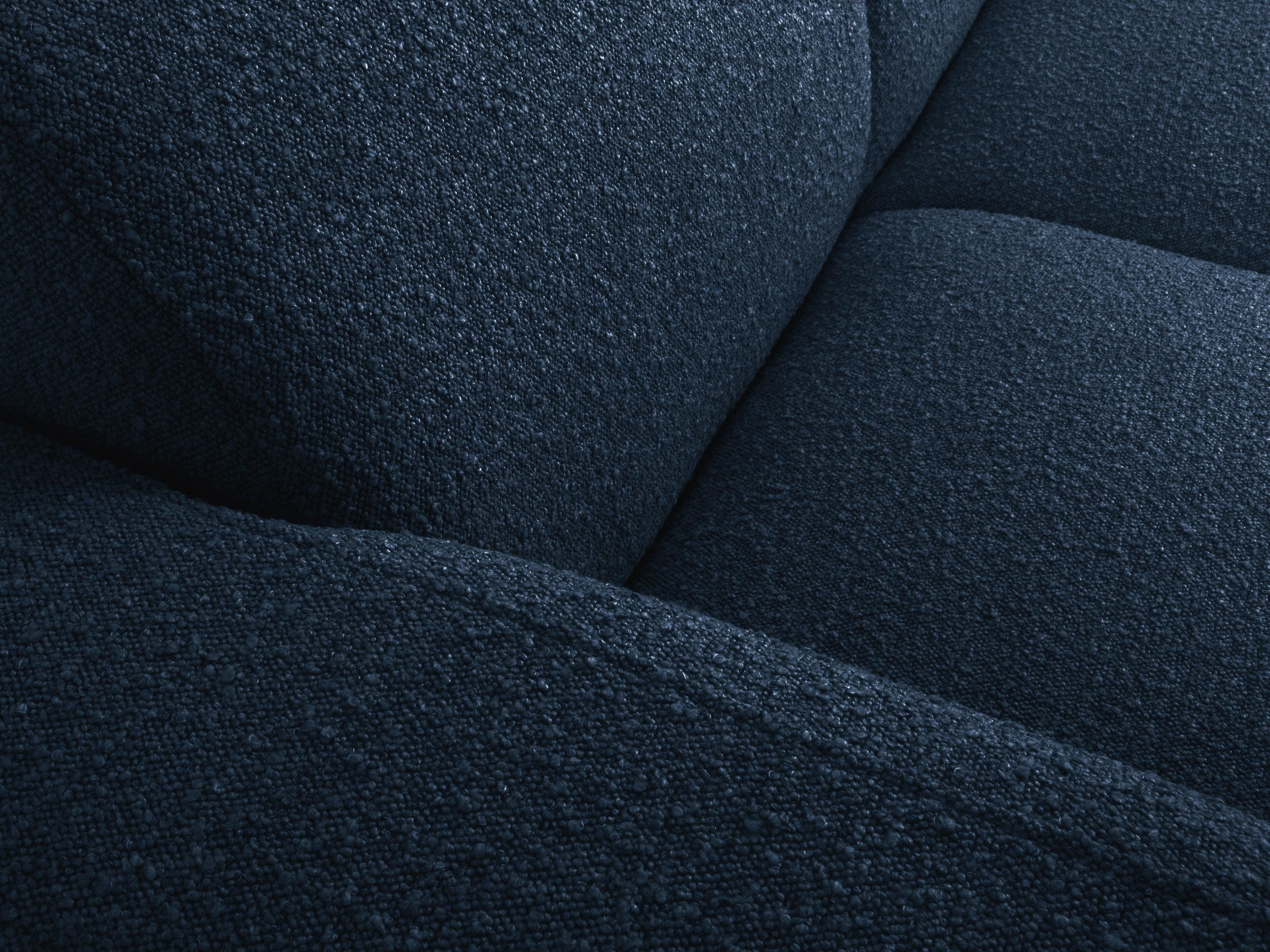 Sofa w tkaninie boucle 2-osobowa LOLA ciemnoniebieski Windsor & Co Eye on Design