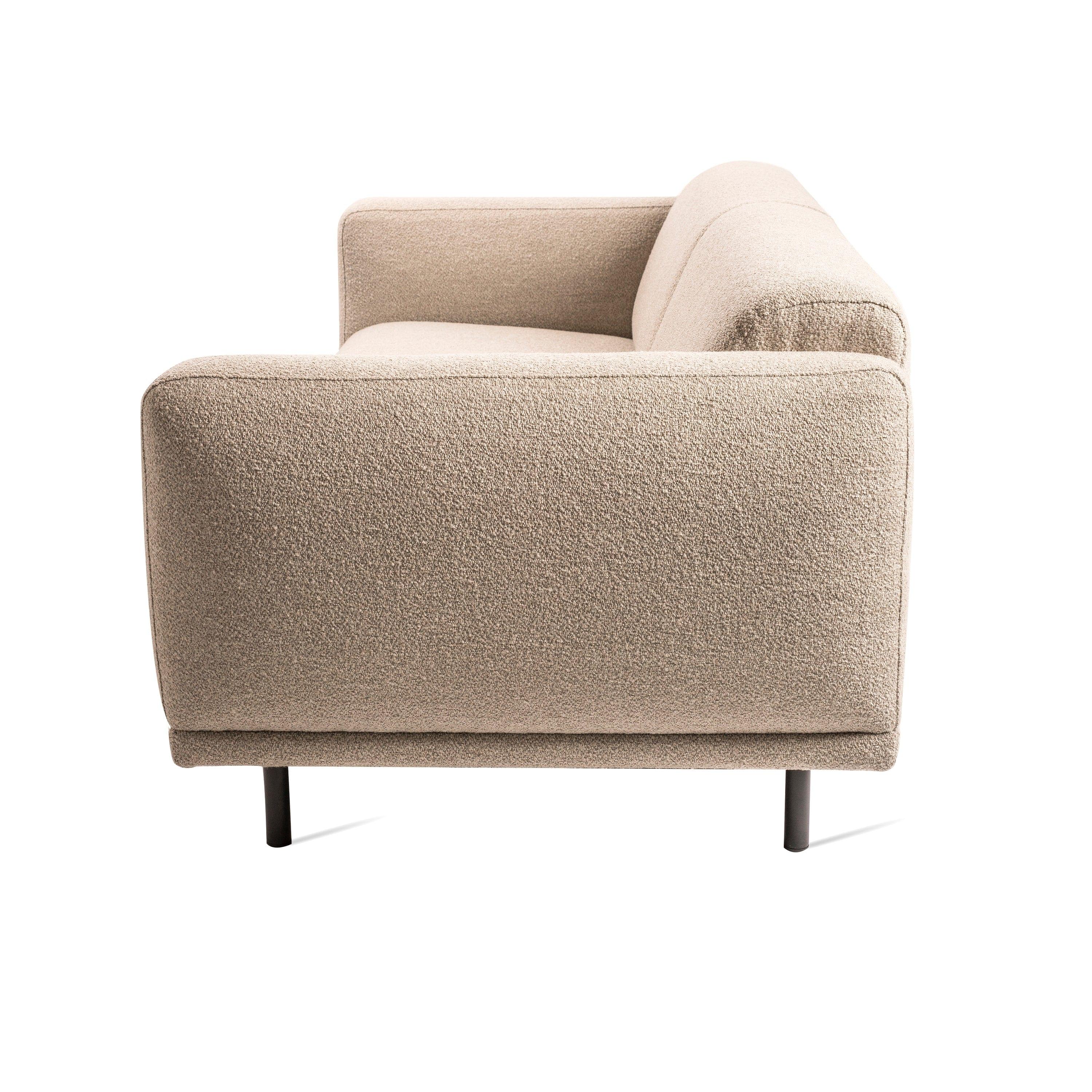Sofa w tkaninie boucle 2-osobowa TEDDY beżowy Pols Potten Eye on Design