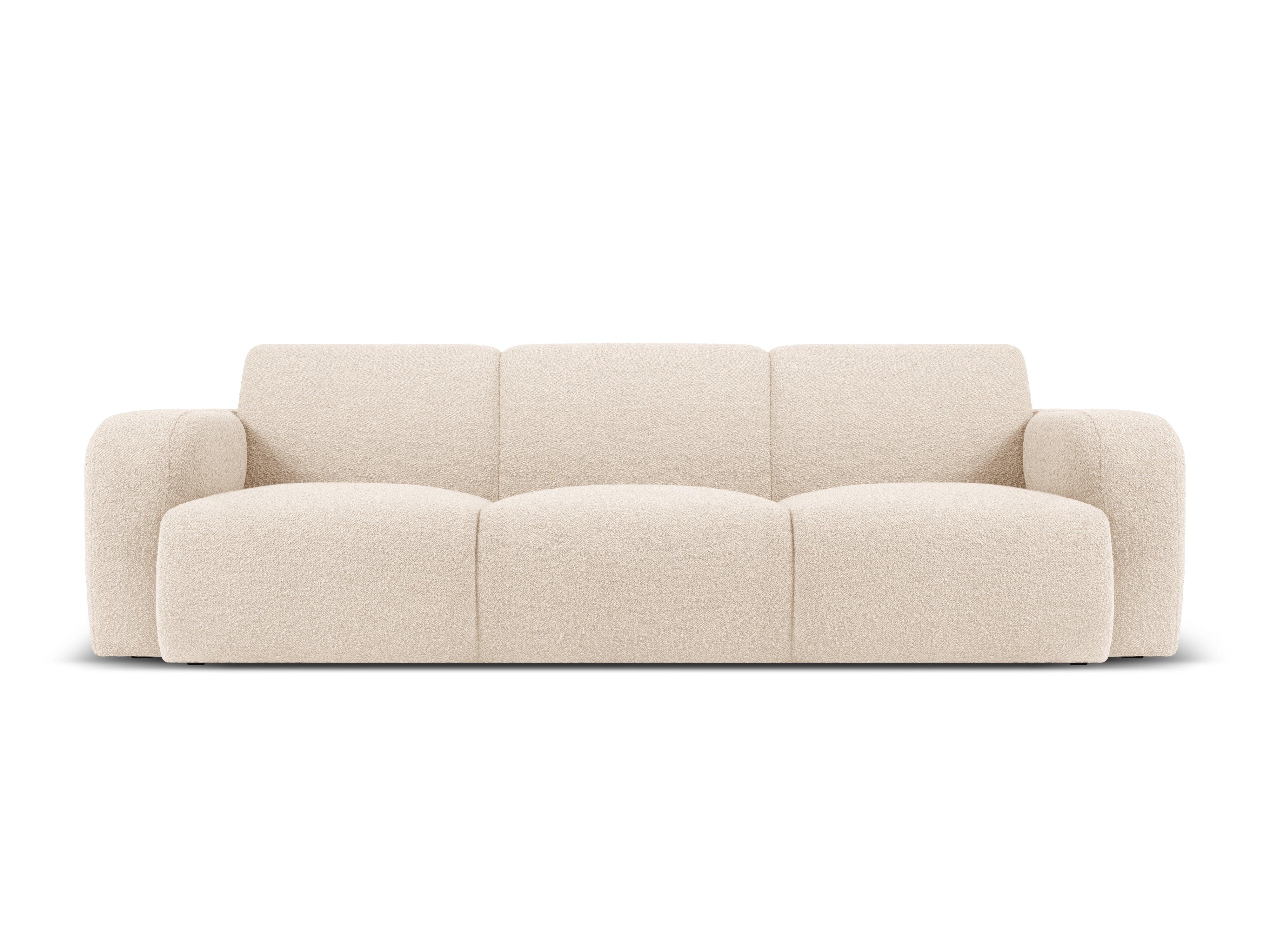 Sofa w tkaninie boucle 3-osobowa LOLA beżowy Windsor & Co Eye on Design