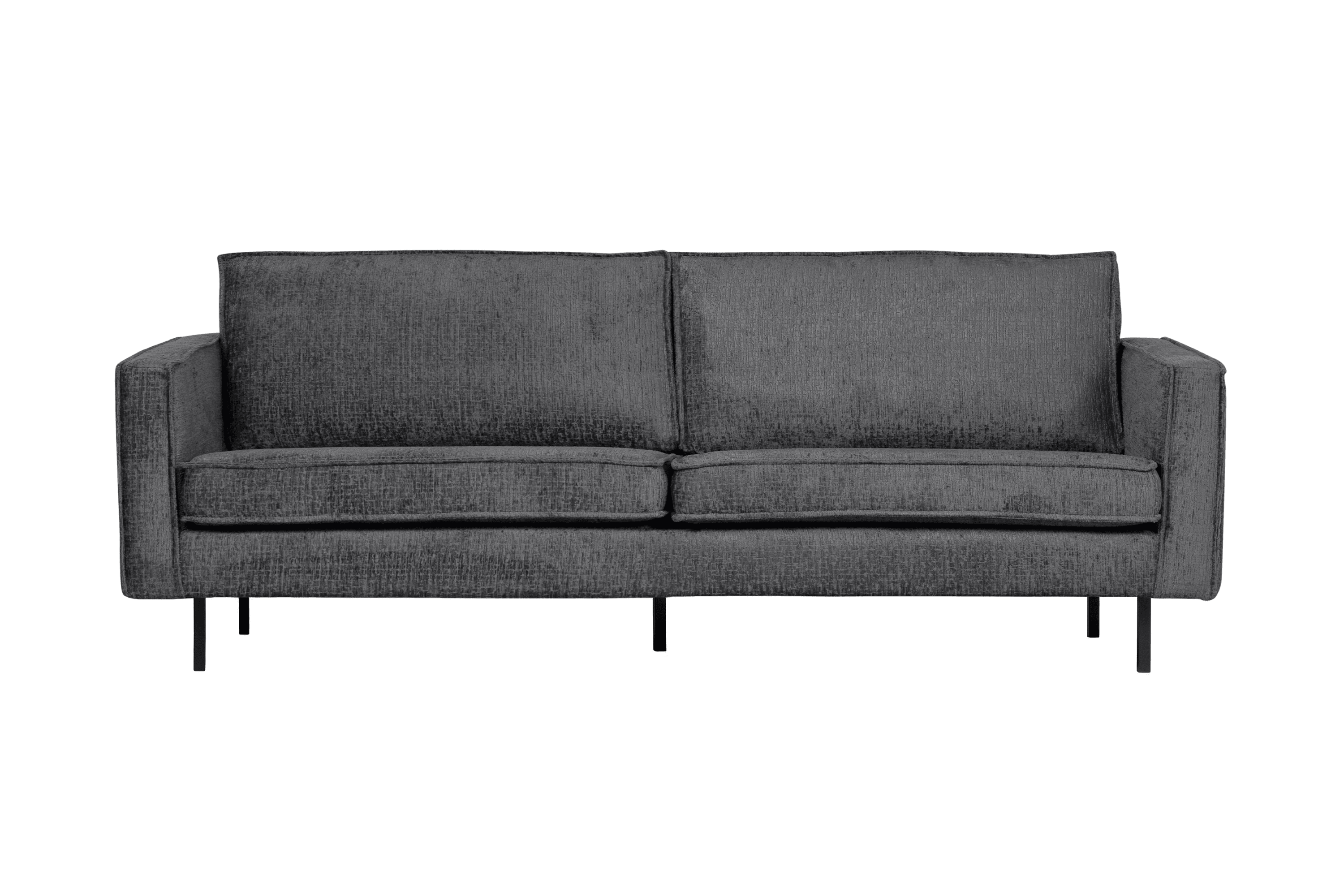 Sofa welurowa 2,5-osobowa RODEO ciemnoszary Be Pure Eye on Design