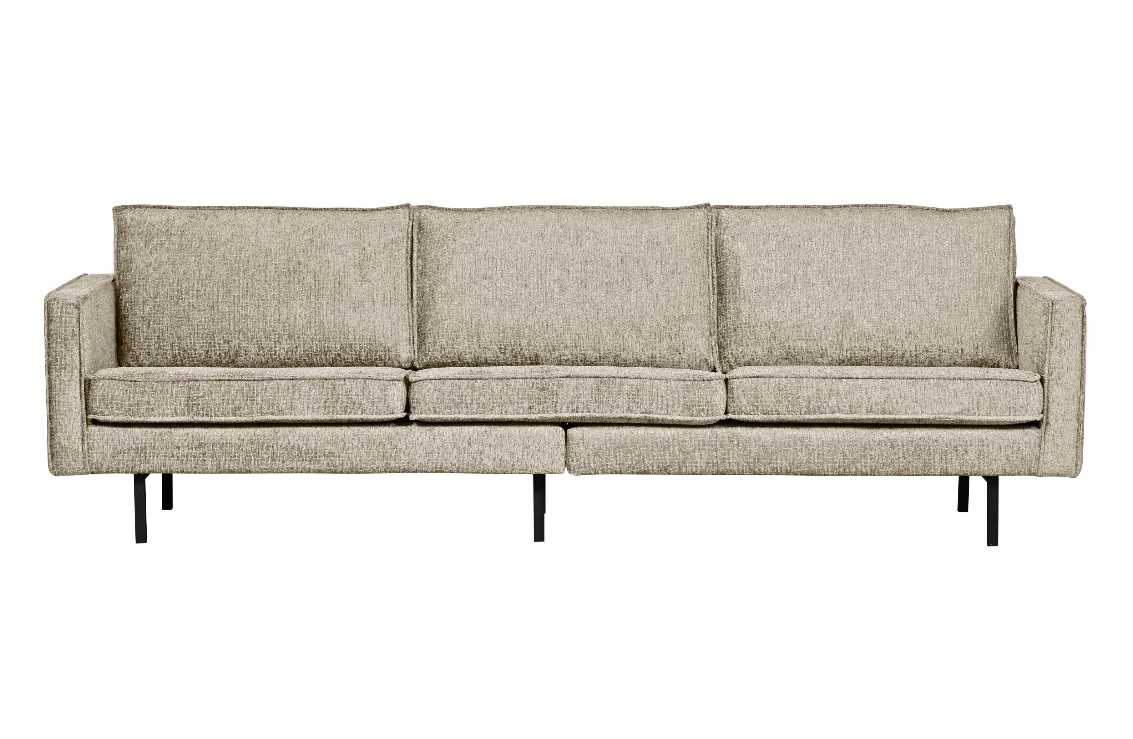 Sofa welurowa 3-osobowa RODEO beżowy Be Pure Eye on Design