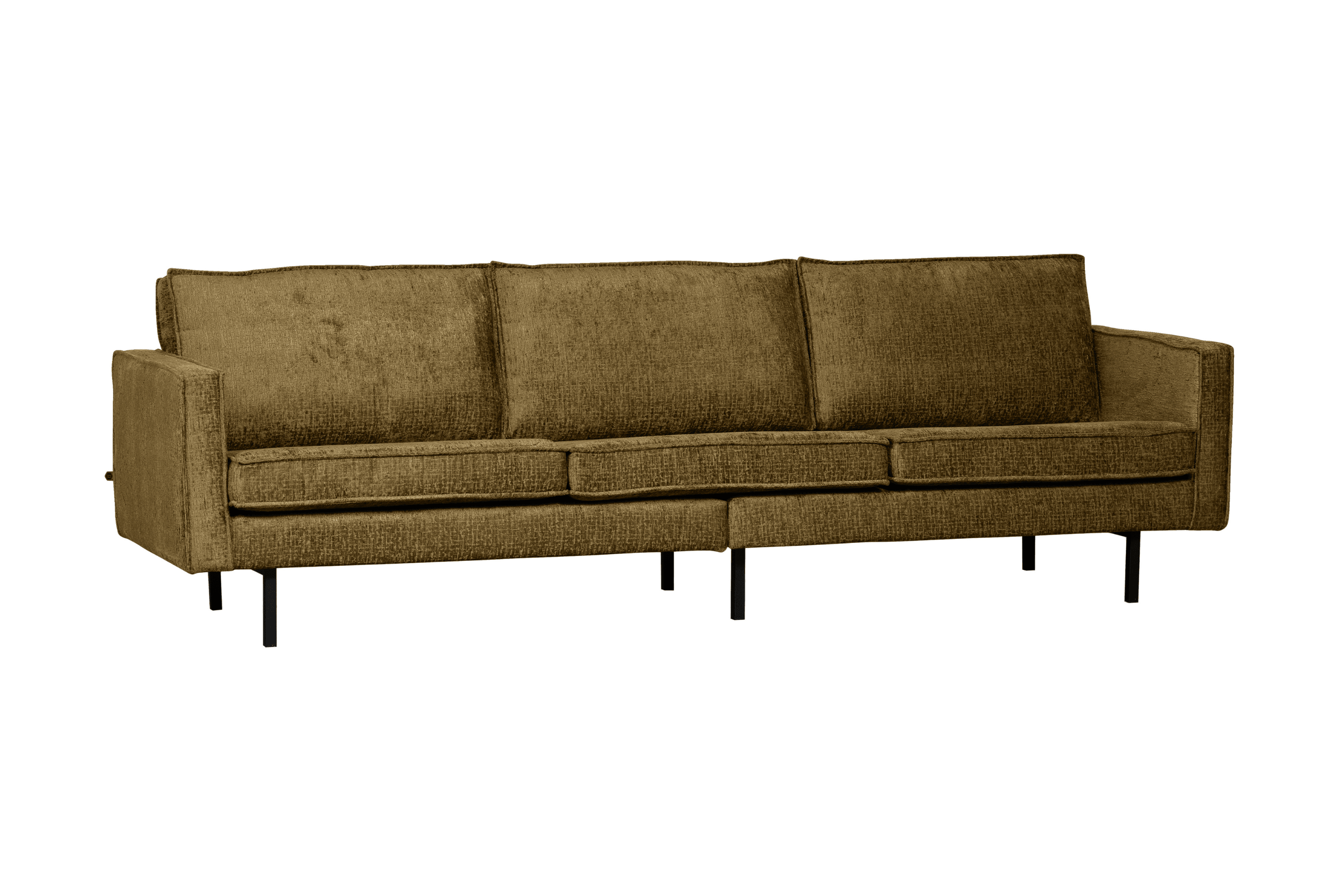 Sofa welurowa 3-osobowa RODEO brązowy Be Pure Eye on Design