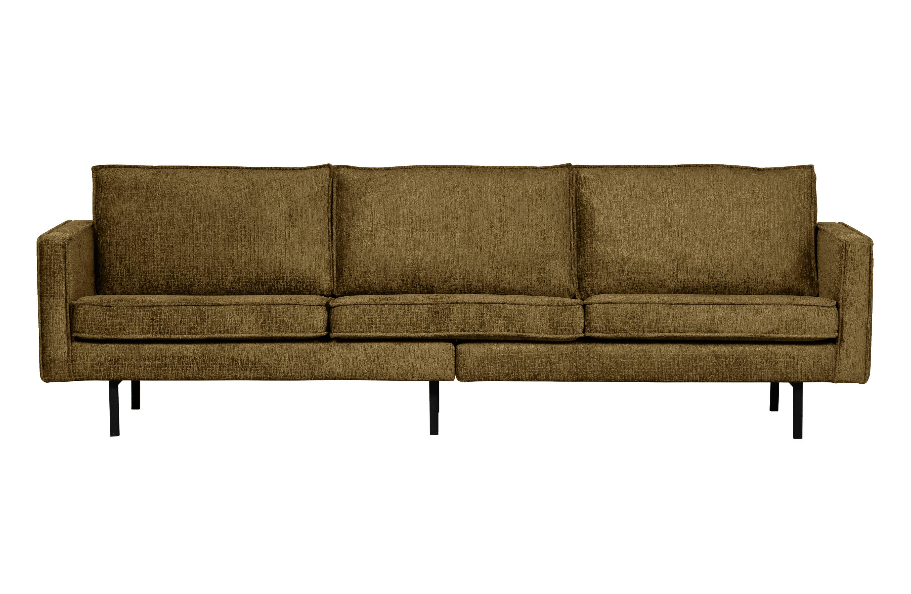 Sofa welurowa 3-osobowa RODEO brązowy Be Pure Eye on Design