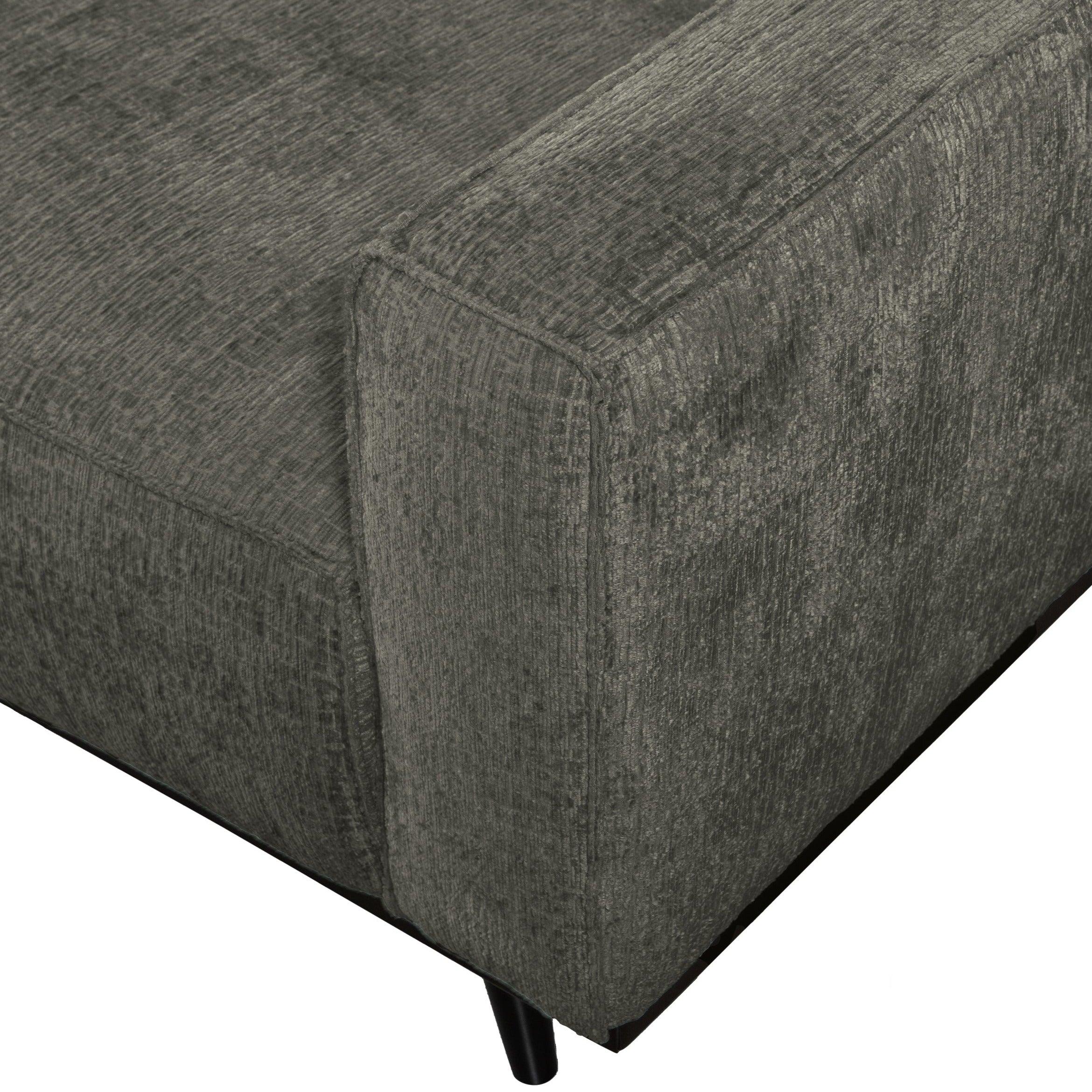 Sofa welurowa 4-osobowa STATEMENT STRUCTURE szarozielony Be Pure Eye on Design