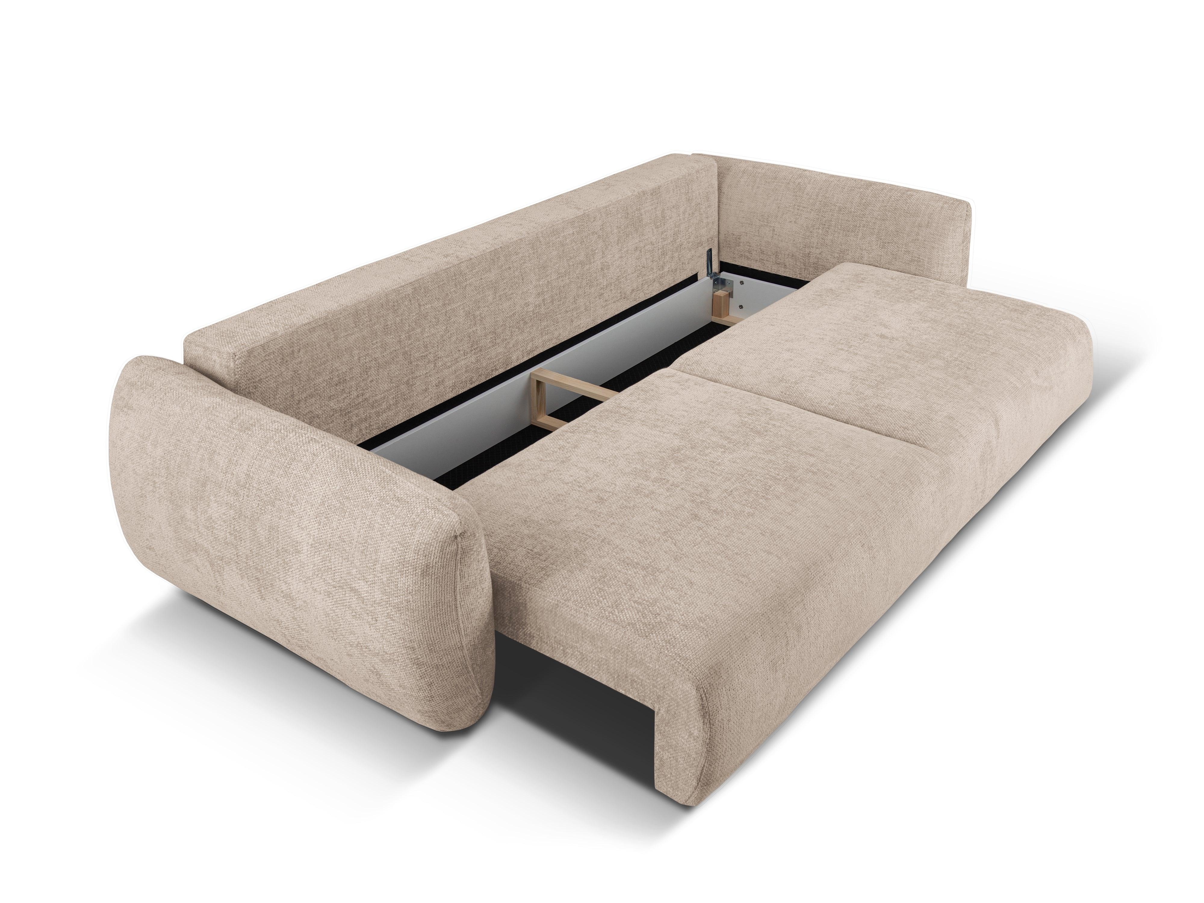 Sofa z funkcją spania MATERA beżowy szenil Cosmopolitan Design Eye on Design