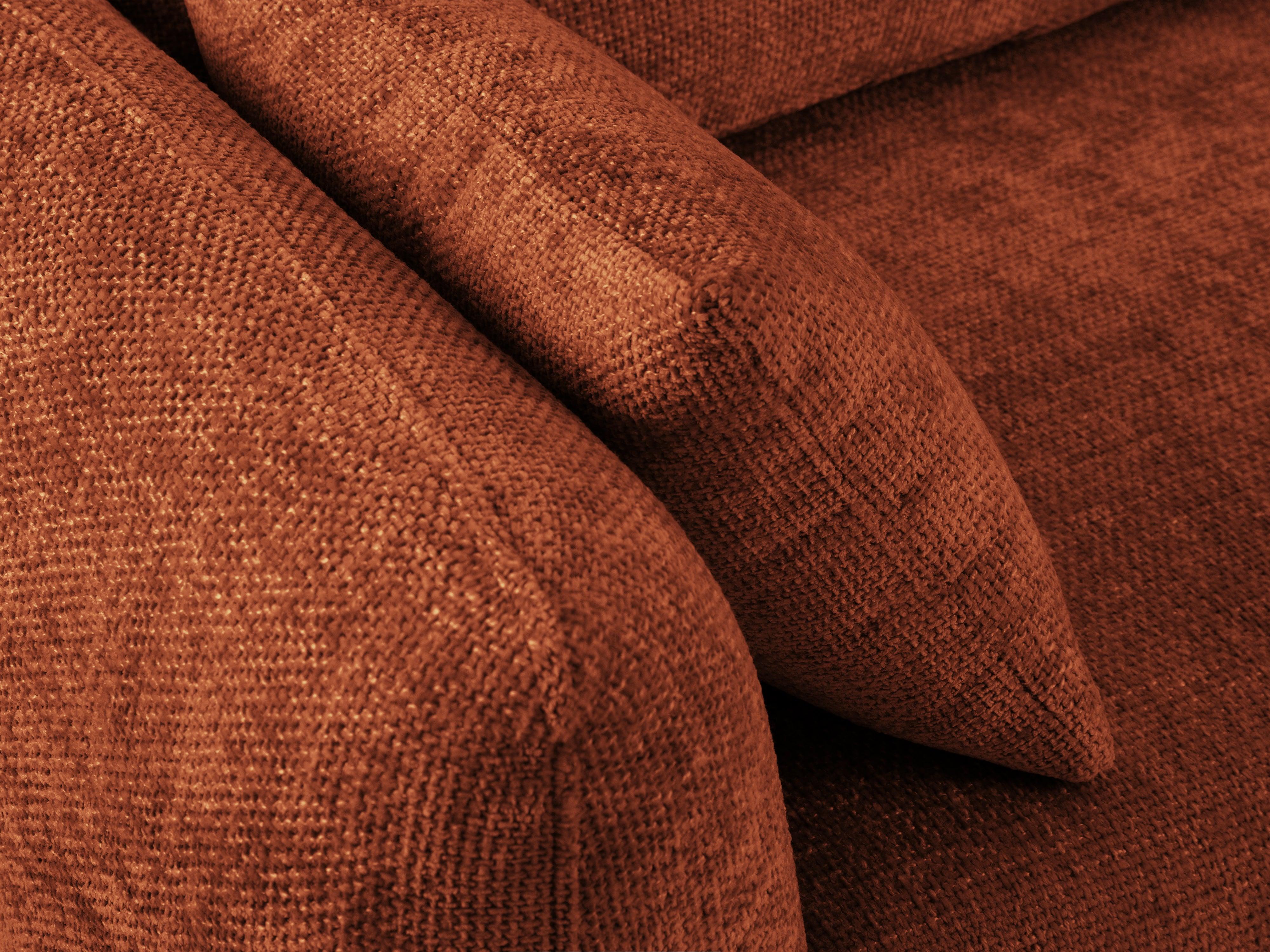 Sofa z funkcją spania MATERA terracotta szenil Cosmopolitan Design Eye on Design