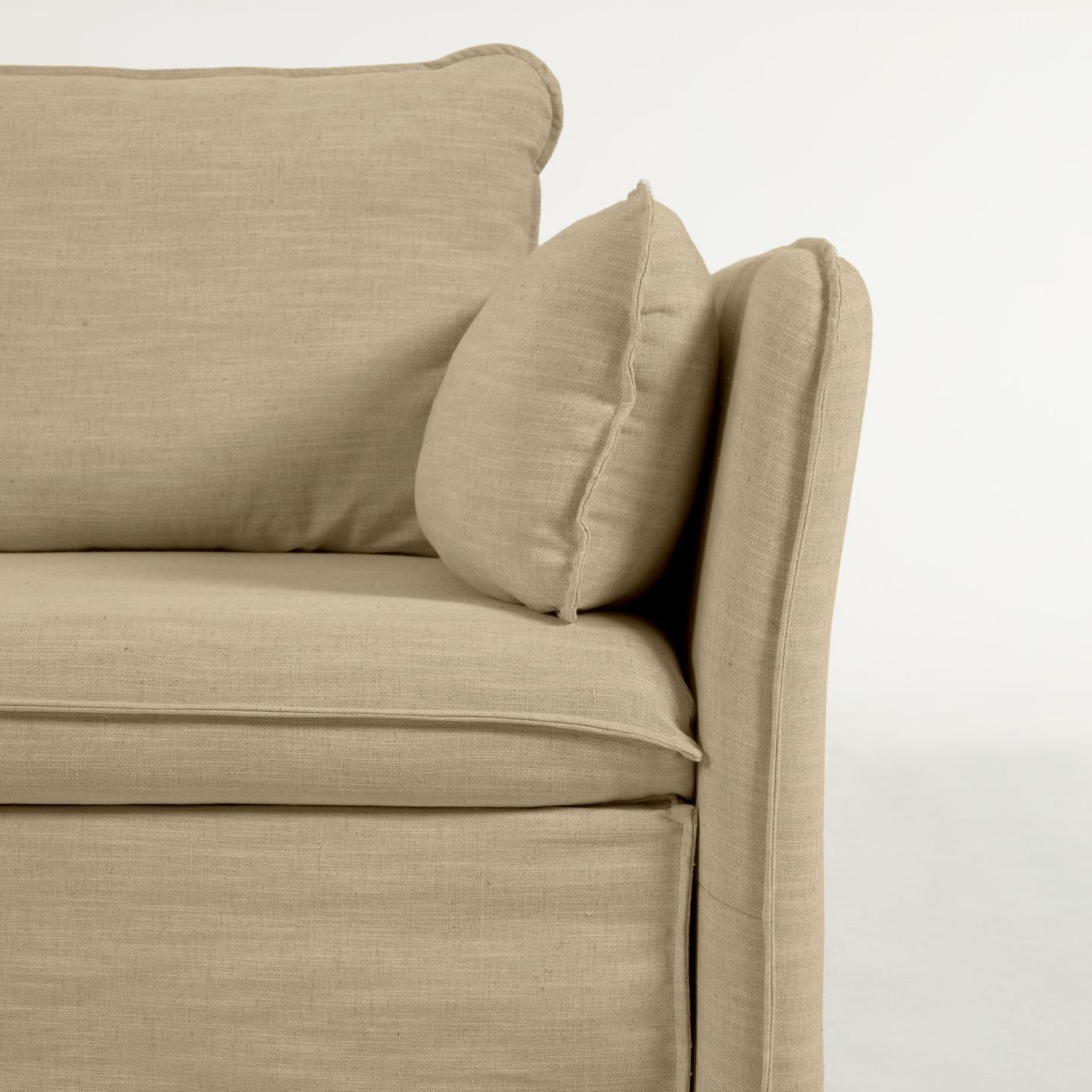 Sofa z funkcją spania TANIT beżowy La Forma Eye on Design