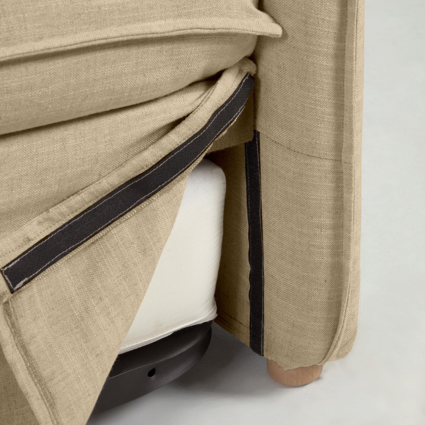 Sofa z funkcją spania TANIT beżowy La Forma Eye on Design