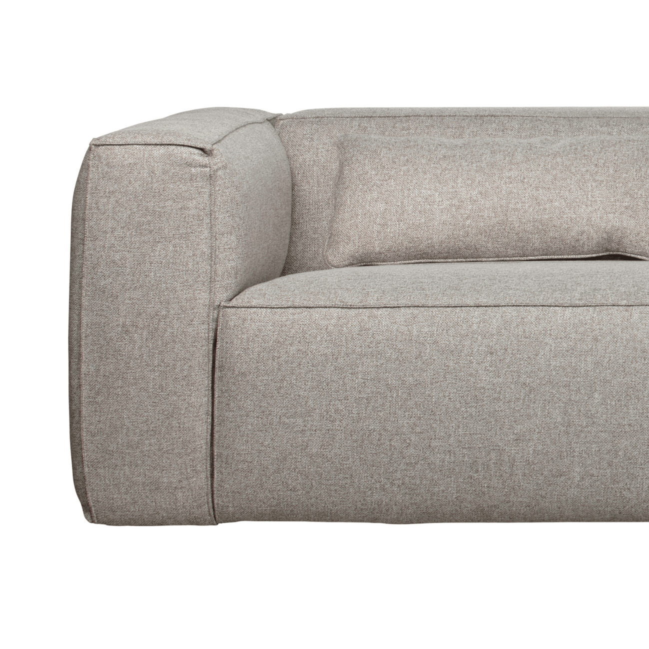 Sofa z poduszkami BEAN jasnoszary Woood Exclusive Eye on Design