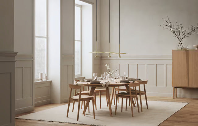 Tafel SOFT MOOD basis van gebleekt eikenhout