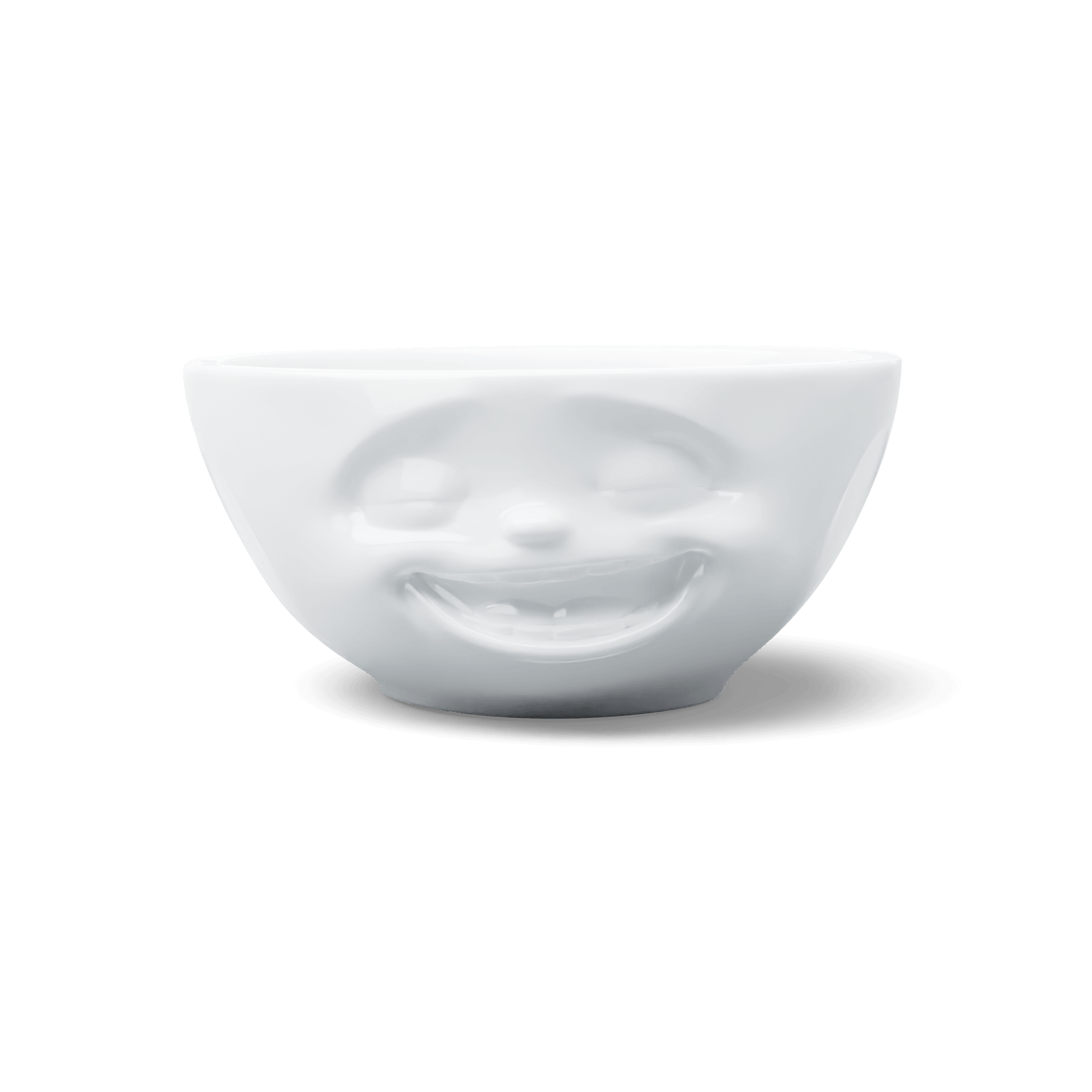Średnia miseczka LAUGHING biały 58products Eye on Design