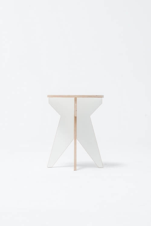 Hocker ST STOOL weiß