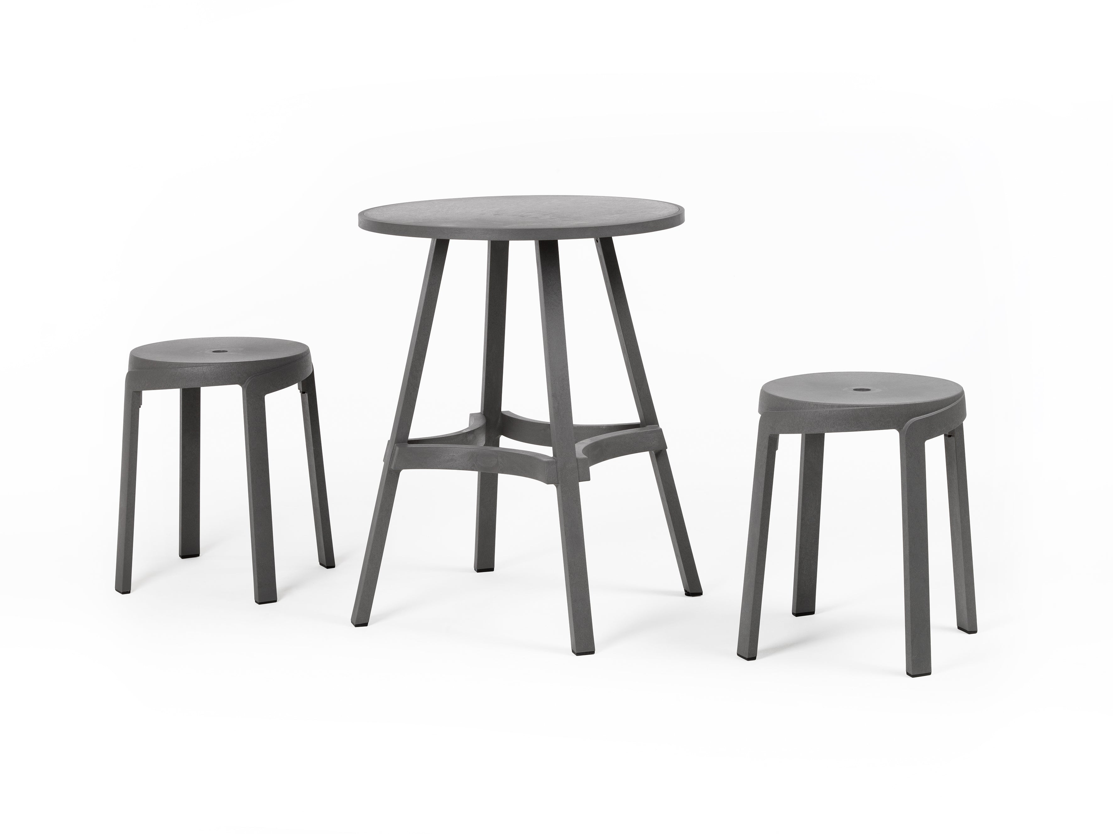 Ronde buiten tafel COMBO grafiet